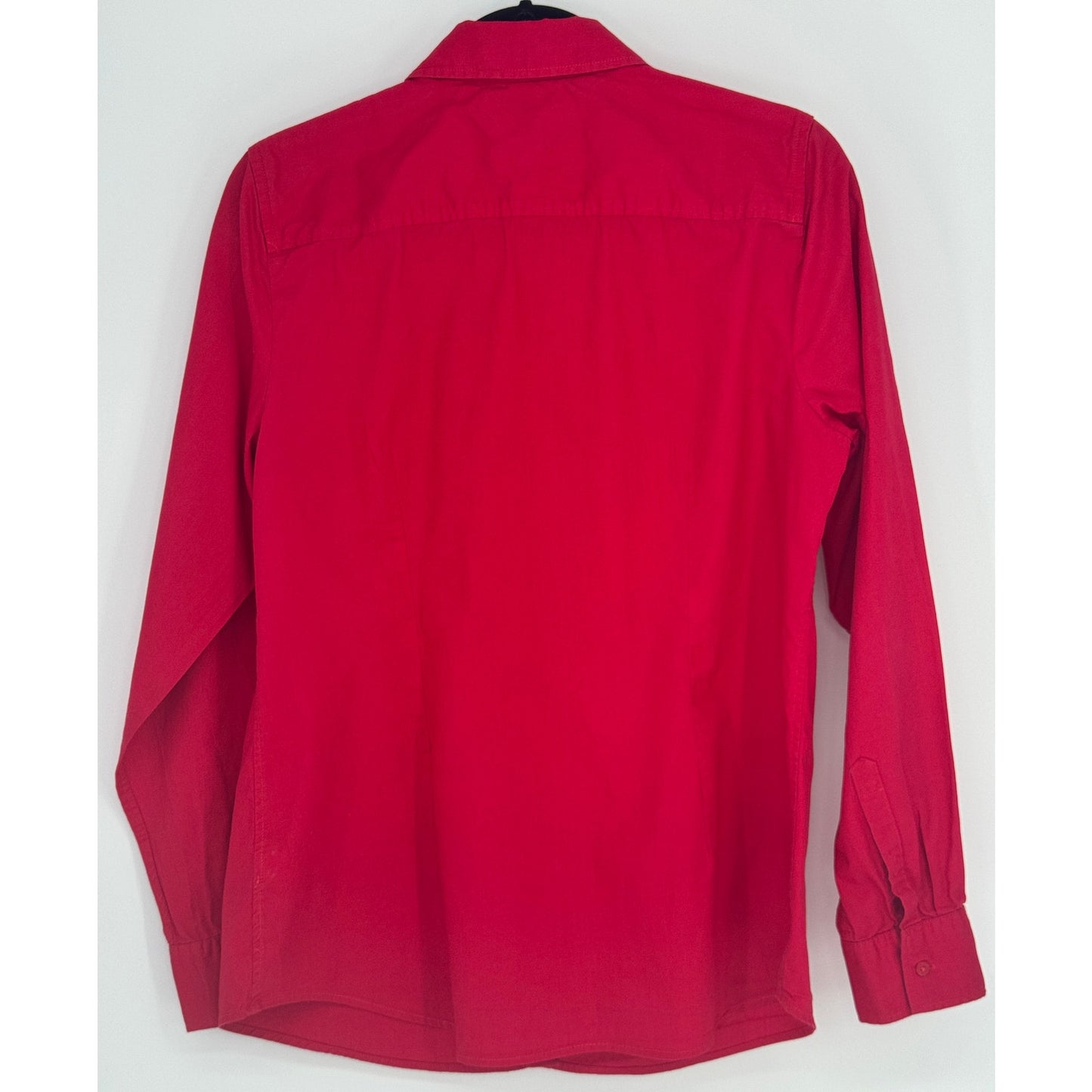 Tommy Hilfiger Red Button Classic Fit Long Sleeve Large Shirt
