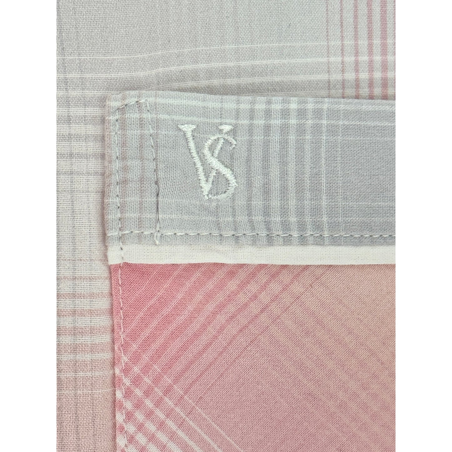 Victoria Secret long Sleeve Pink Plaid Sleepwear Shirt Womens Size M