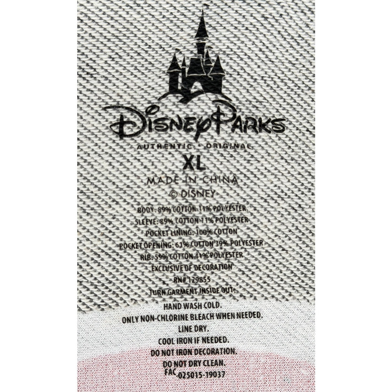 Disney Parks Mickey Mouse Club Jacket Gray Red Varsity Snap Mens XL