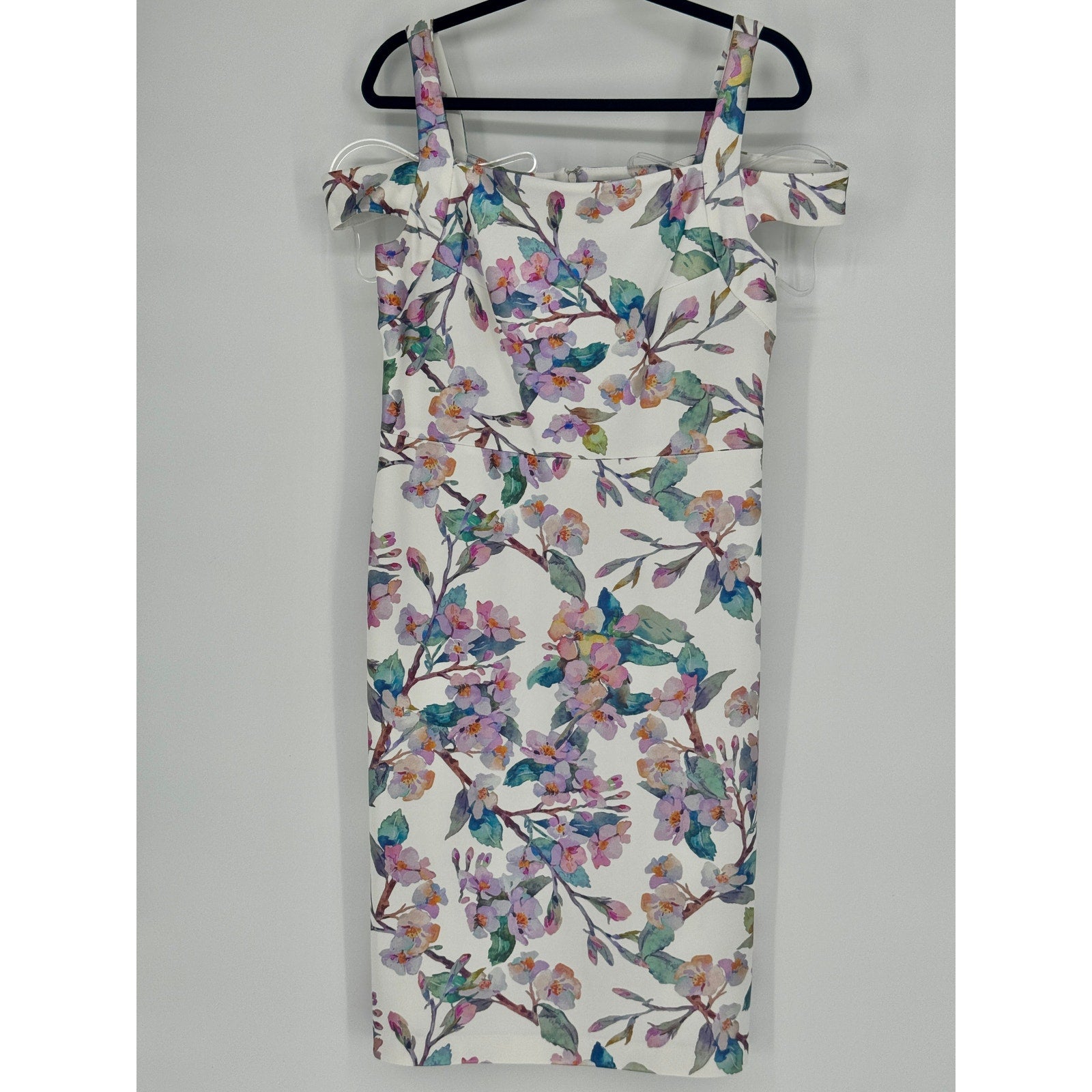 Beige by Eci Cold Shoulder Metallic Floral Summer Party Wedding Dress LuluBelle's Loft Beige by Eci Cold Shoulder Metallic Floral Summer Party Wedding Dress LuluBelle's Loft