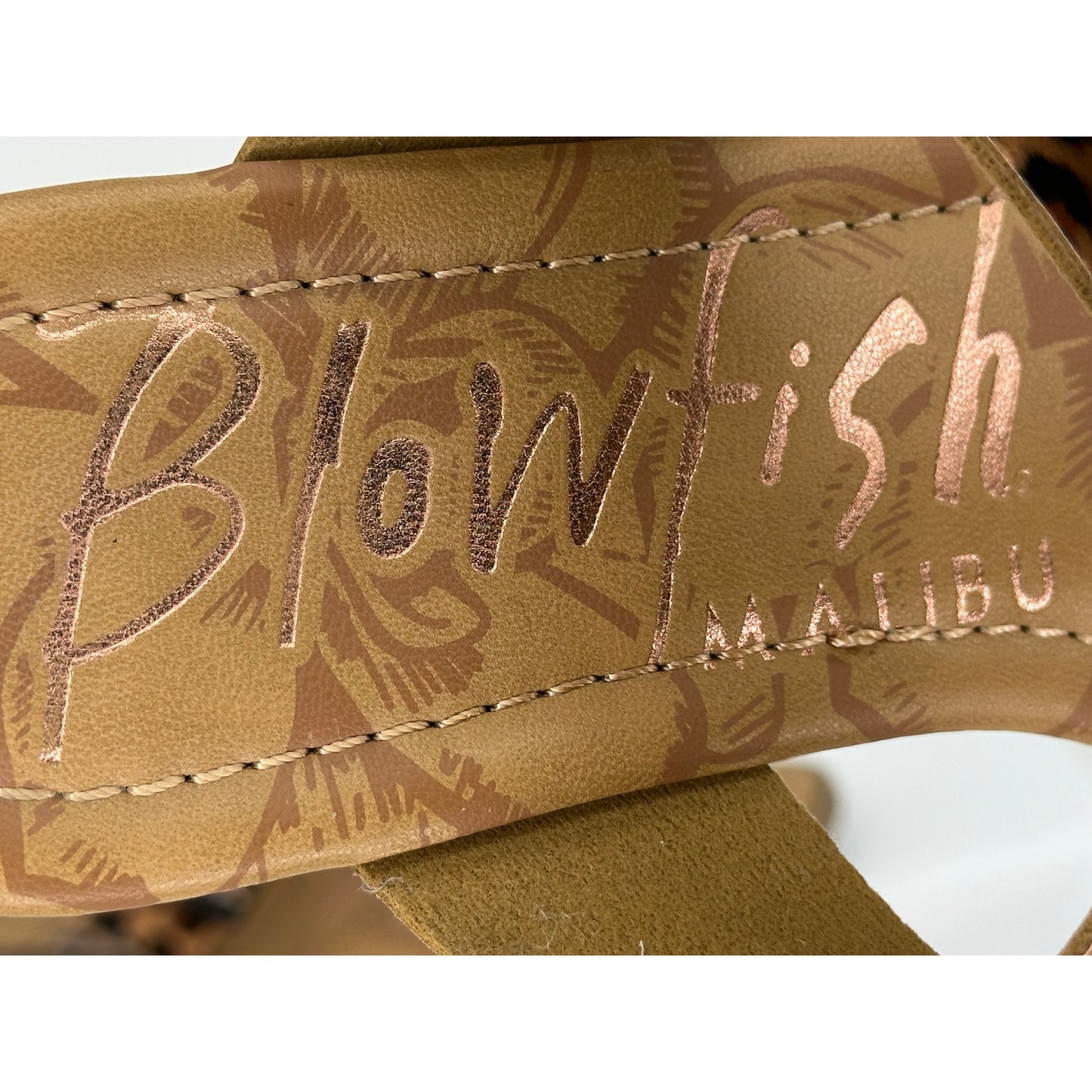 Blowfish Barro Ladies Leopard Adjustable Strap Sandals Size 8