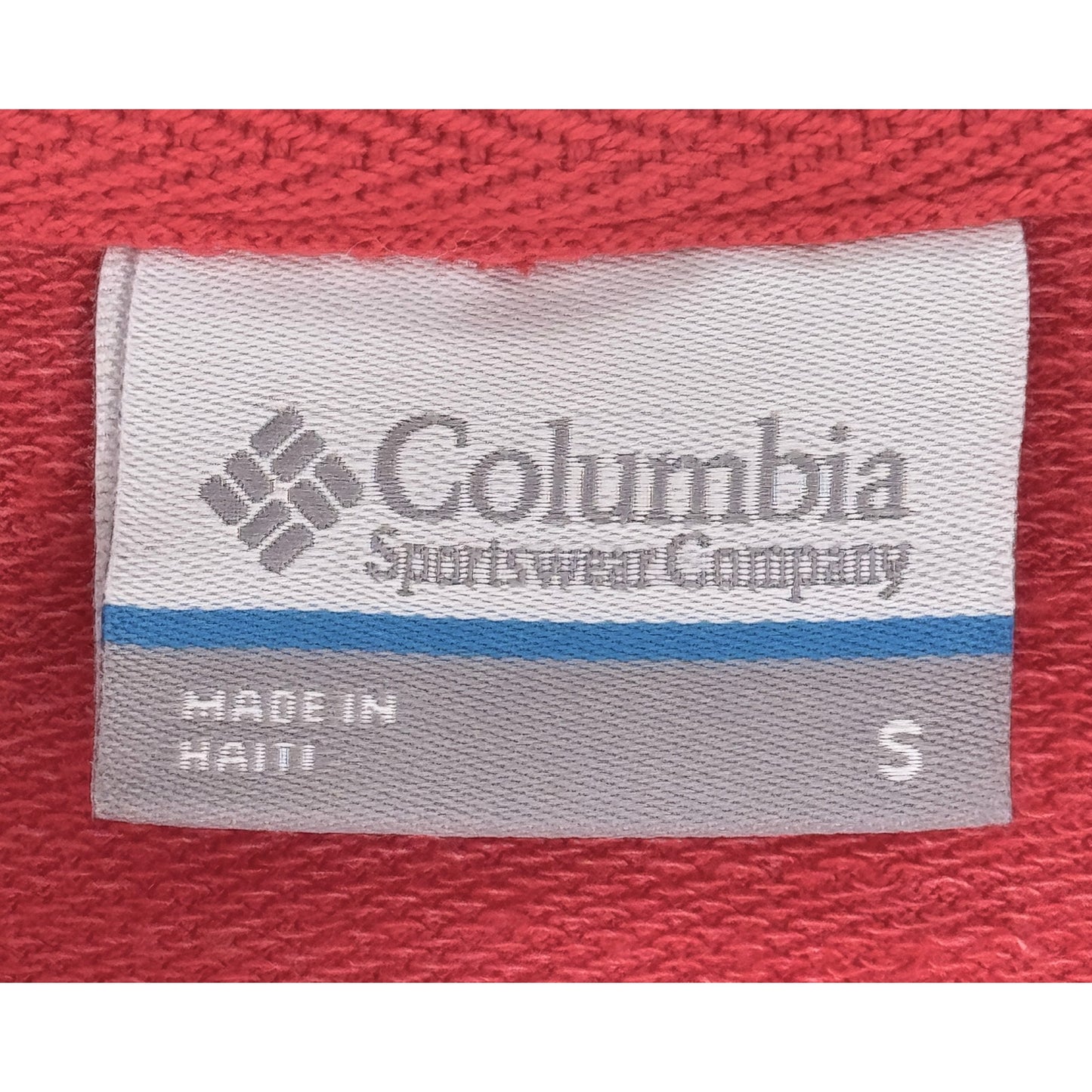 Columbia Coral Henna Floral Design Zip Up Small Sweatshirt Hoodie