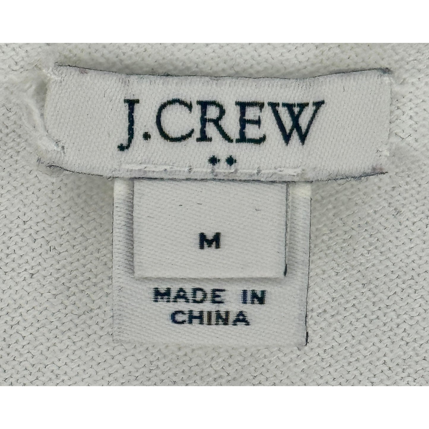 J. Crew Tied Bell Sleeve White Sweater Size M