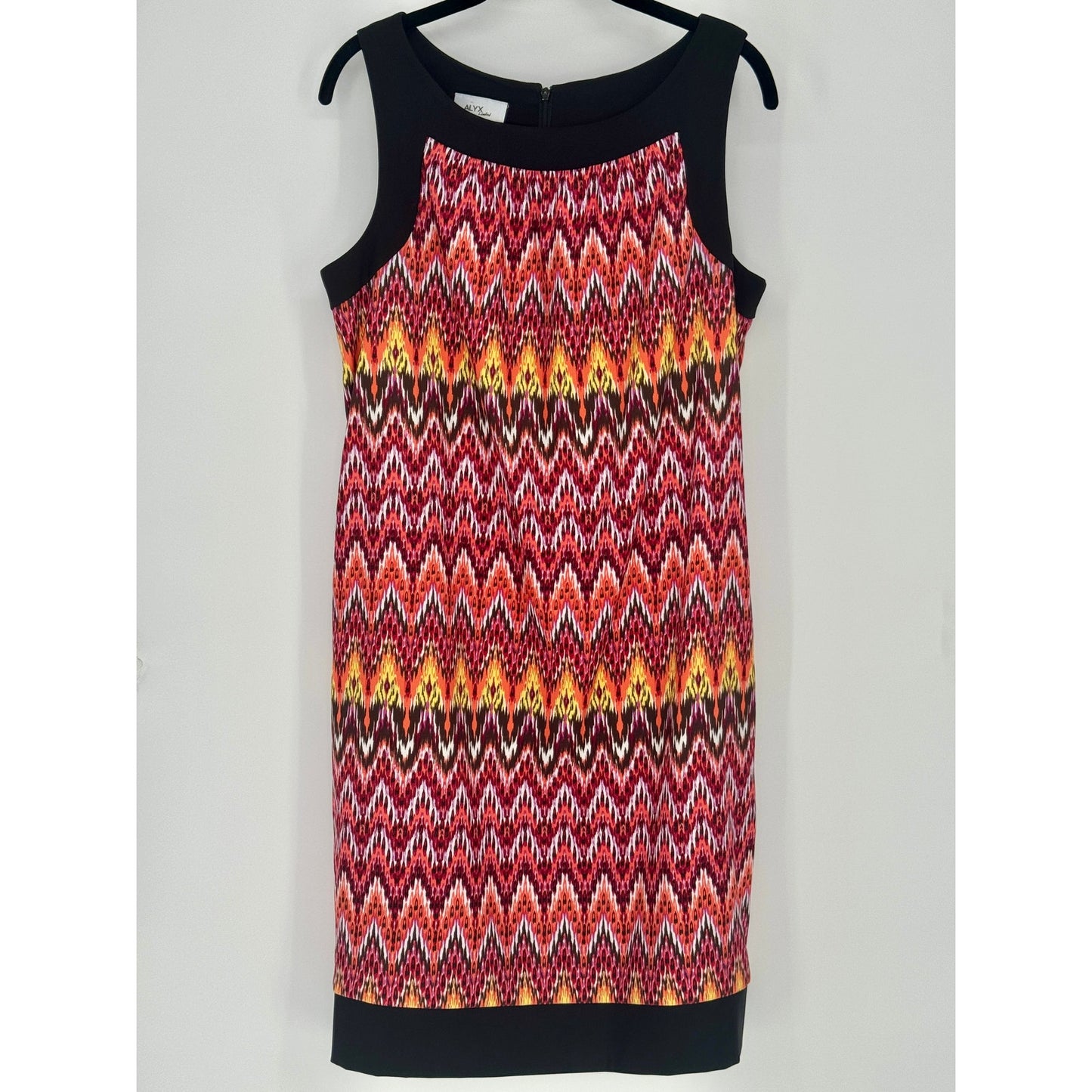 ALYX Limited Vibrant Chevron Pattern Sleeveless Dress size 12