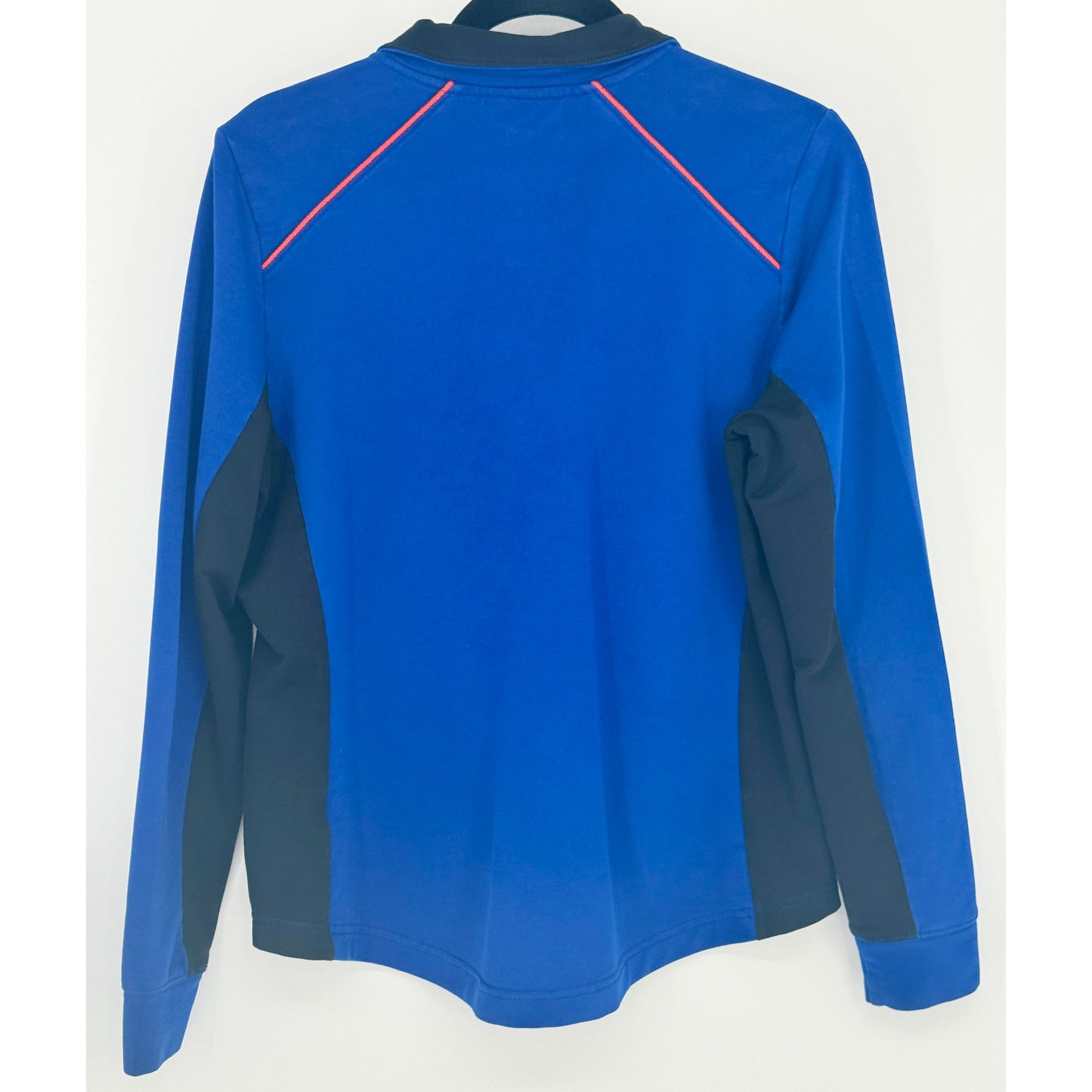 LRL Lauren Active Zip Royal Blue Athletic Track Jacket Large