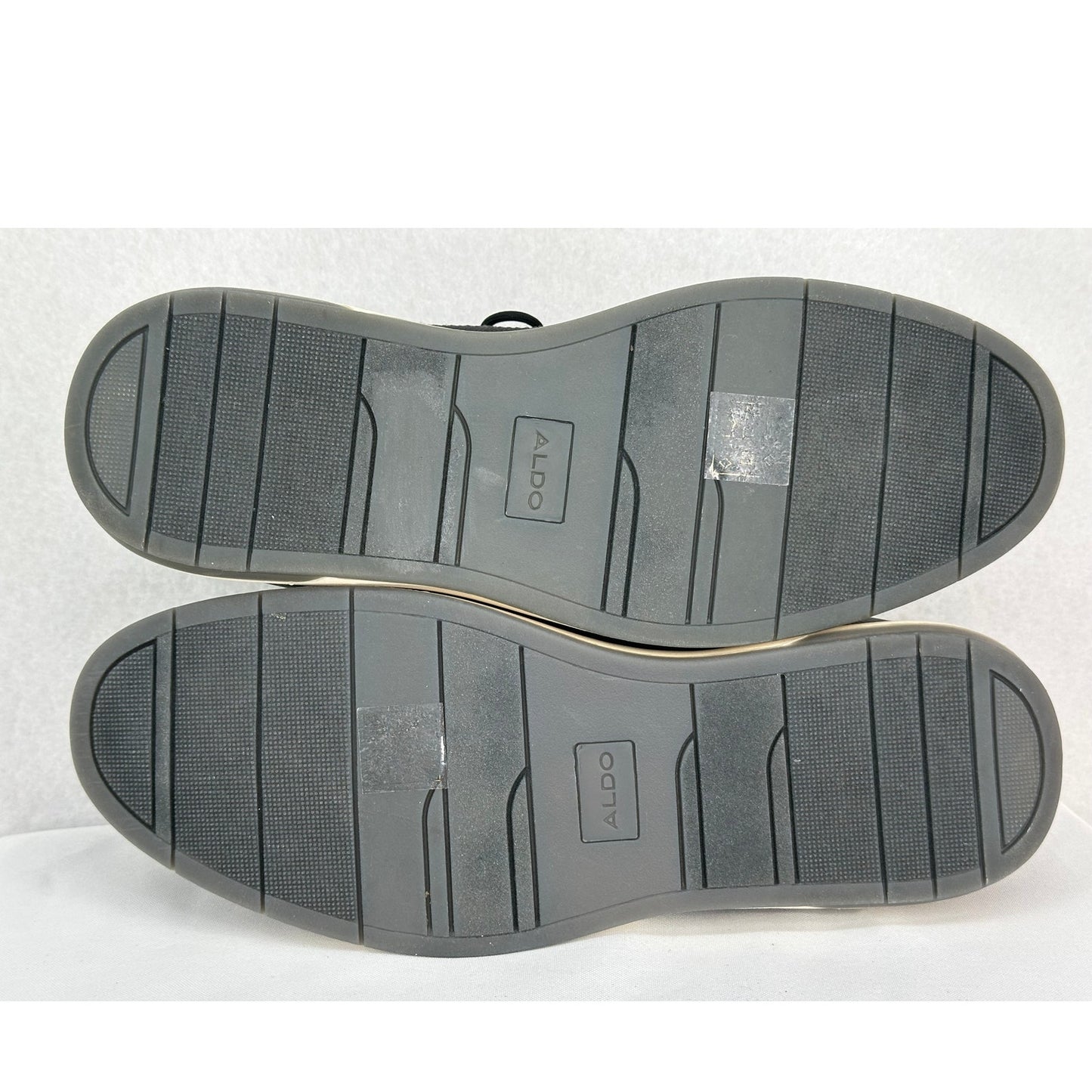 Aldo Luca Black Derby Casual Round Toe Lace Up Sneaker Shoes 9