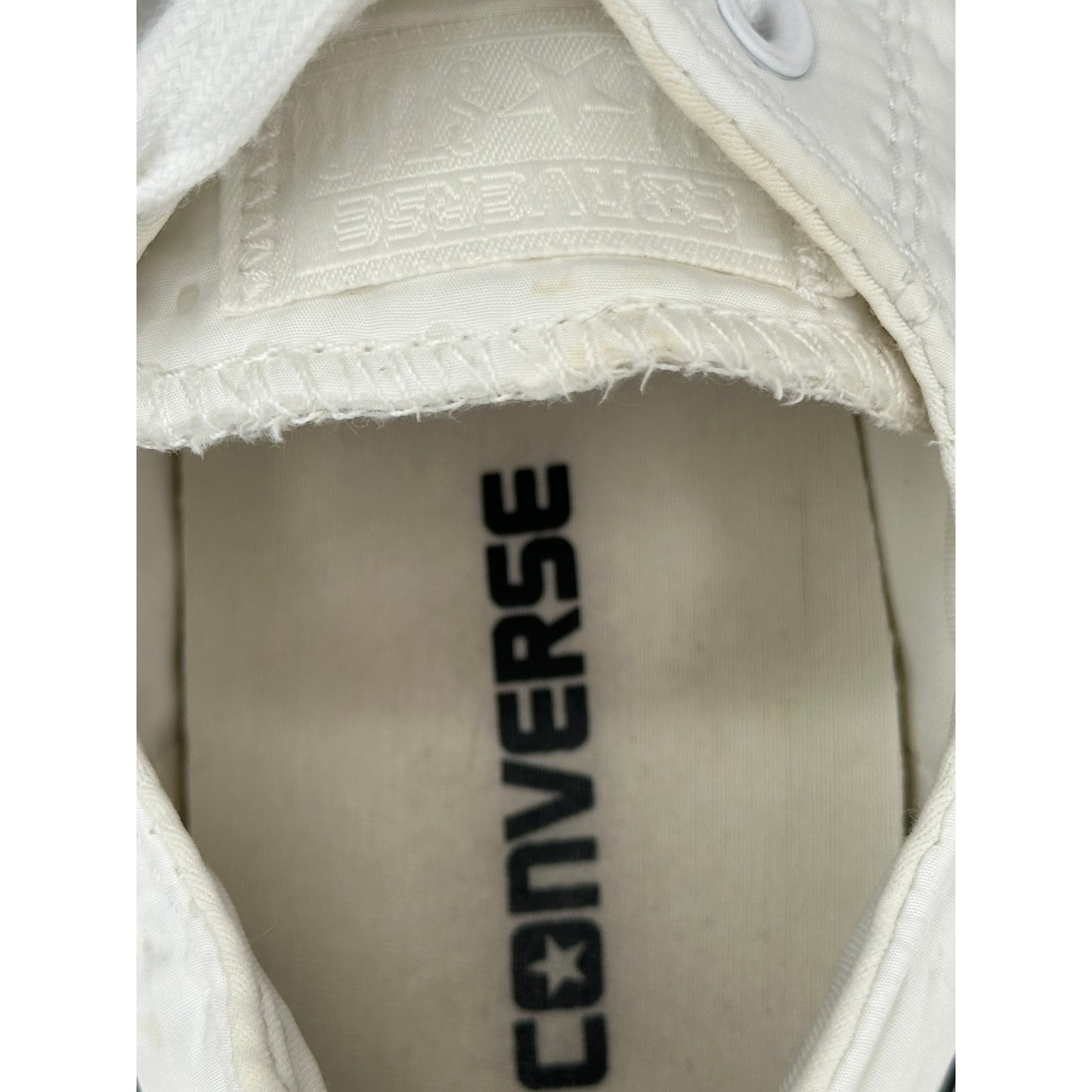 Converse Ctas Neoprene O White Black Low Top Quilted Sneakers 9