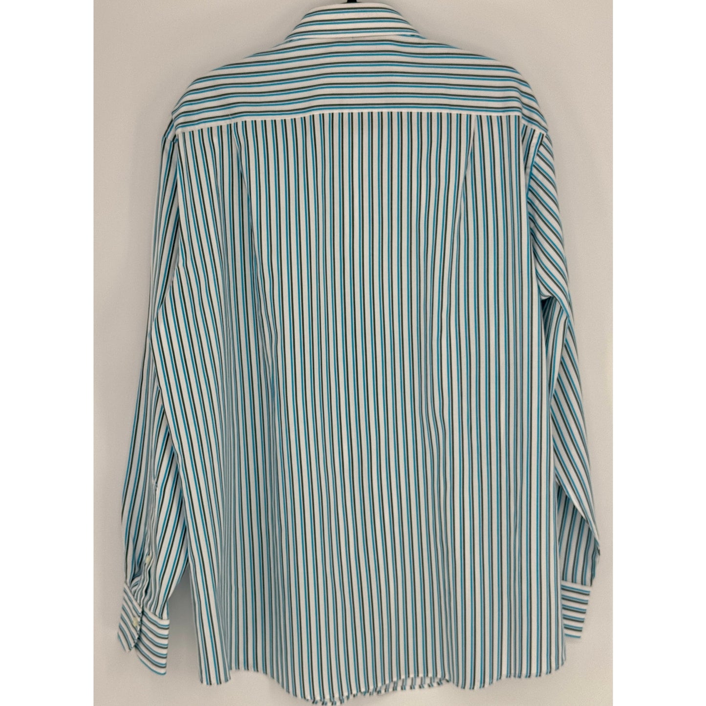 Sean John Striped Long Sleeve Shirt Size 17 1/2 Sleeve 34-35 Regular Fit NWT