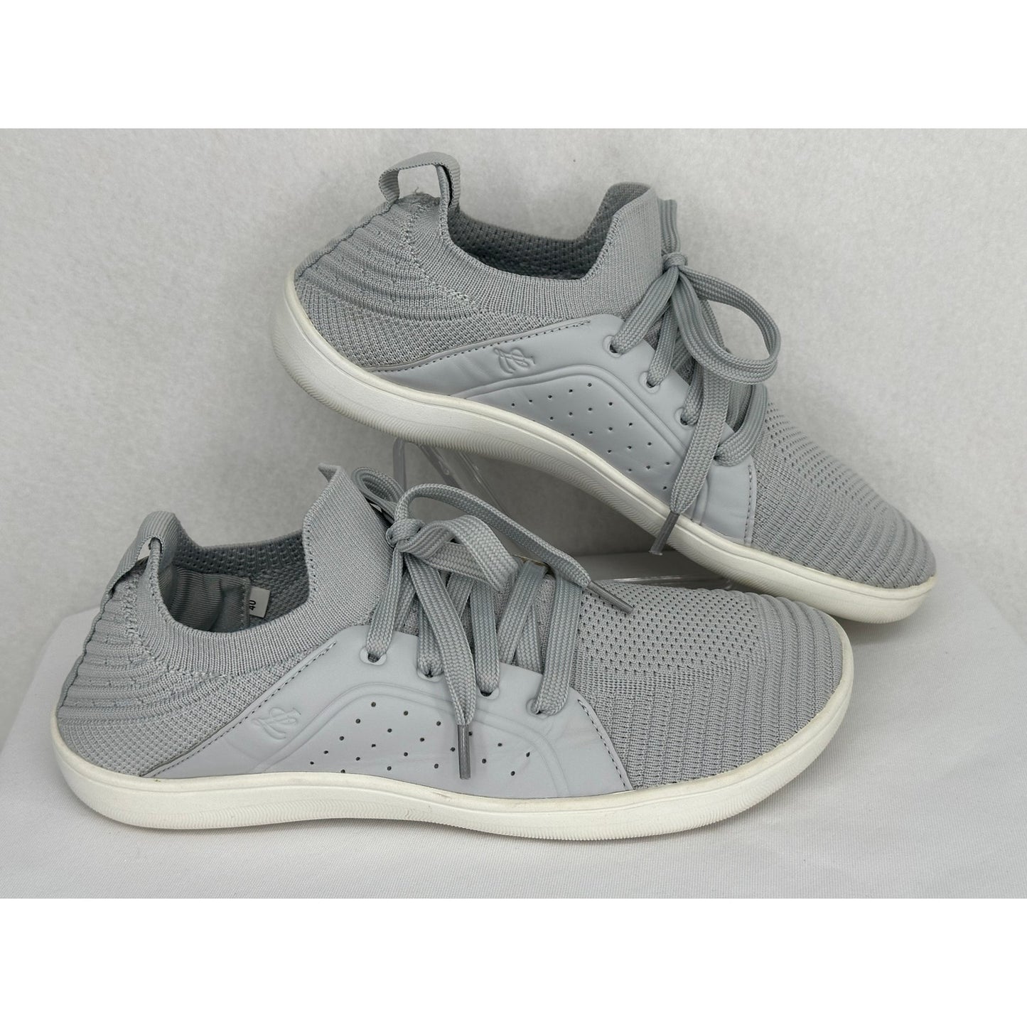 Lelsfit Gray Barefoot Walking Wide Toe Breathable Minimalist Shoe Sneaker 40 (9)