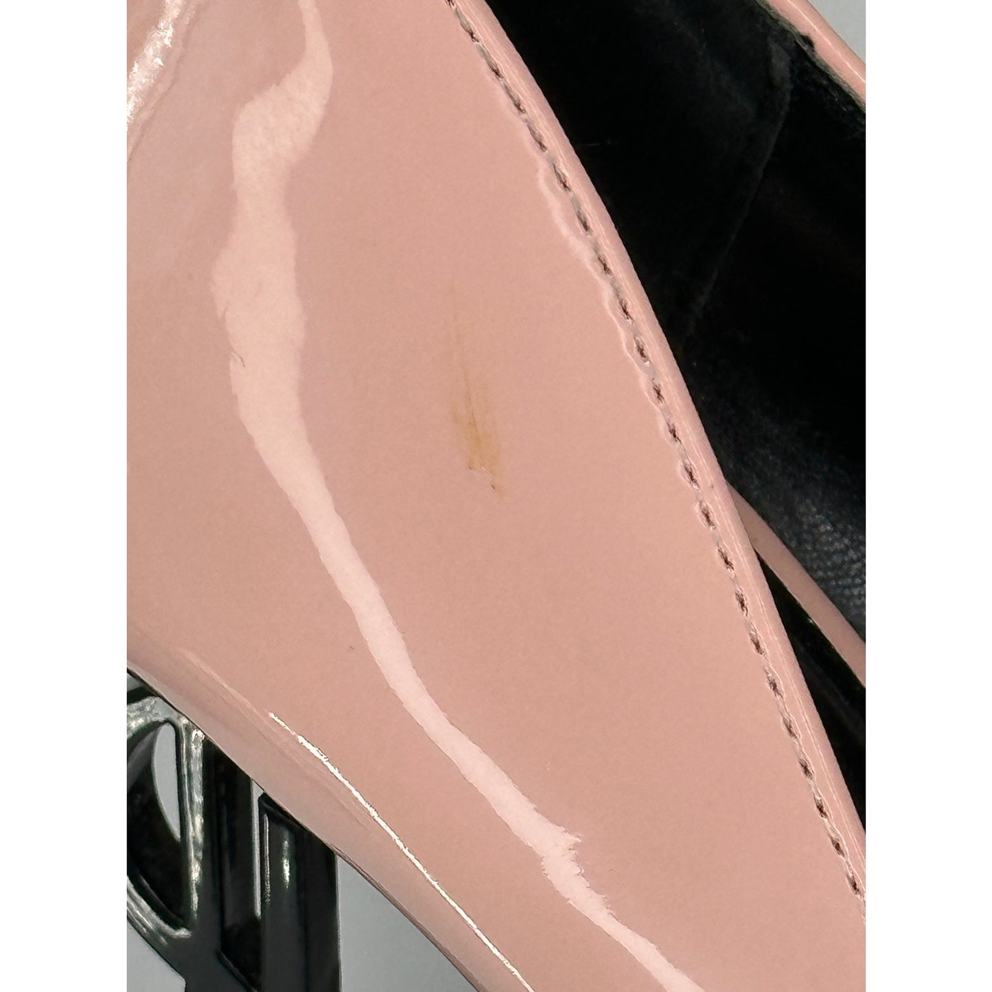 Cape Robbin Goddess Patent Leather Pink Pumps Dollar Sign Heels 6M