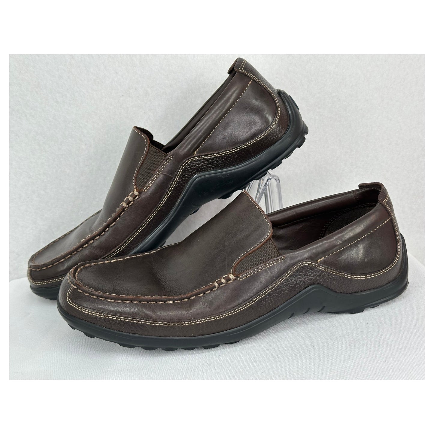 Cole Haan Tucker Venetian Leather Loafers Dark Brown Casual Slip On 9M