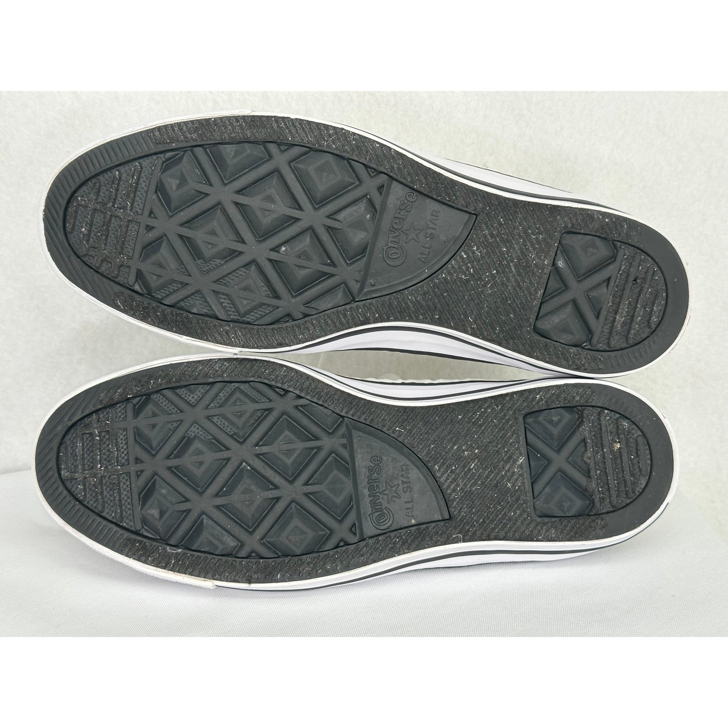 Converse Ctas Neoprene O White Black Low Top Quilted Sneakers 9