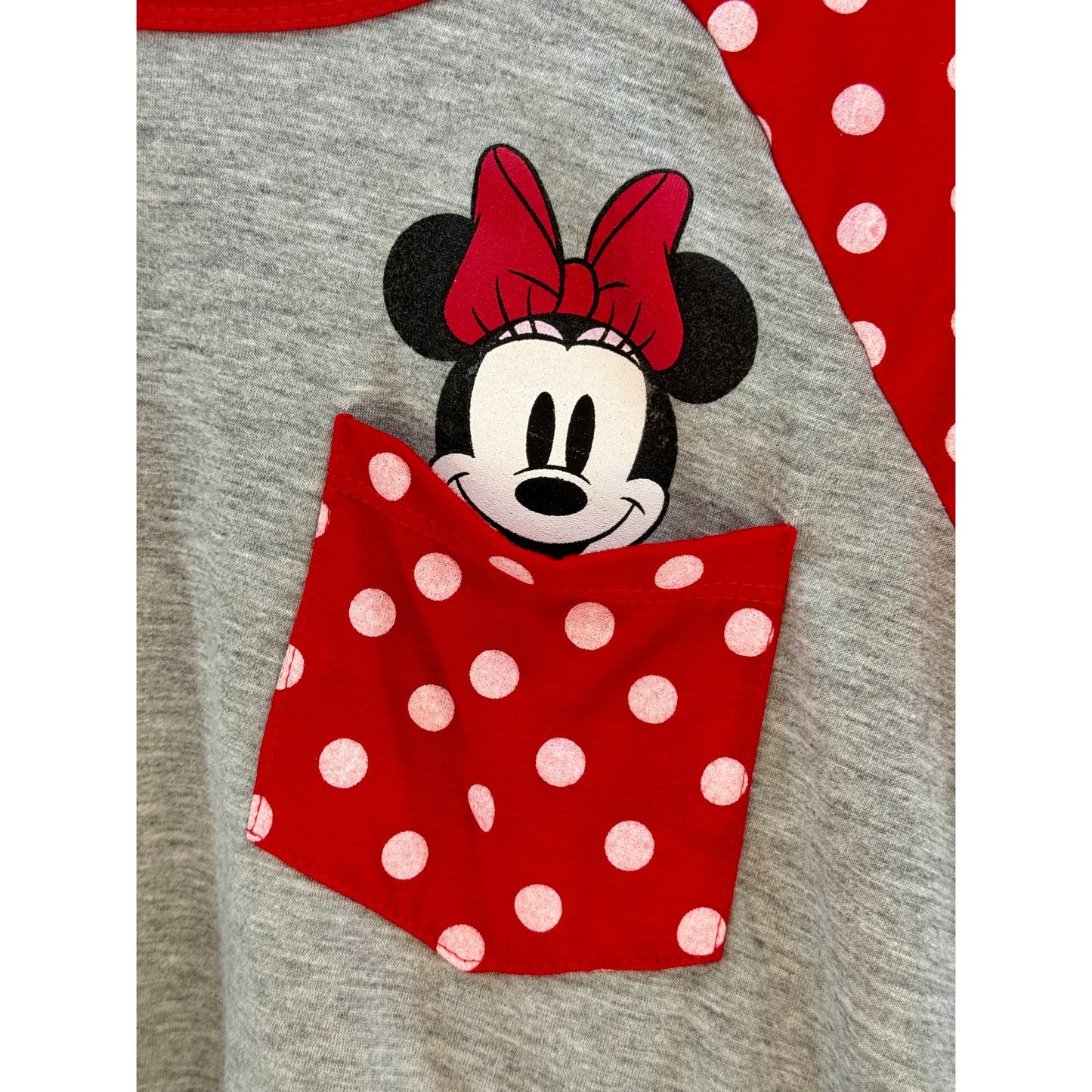Disney Minnie Mouse in Pocket Tee T-Shirt Size M (7-9)