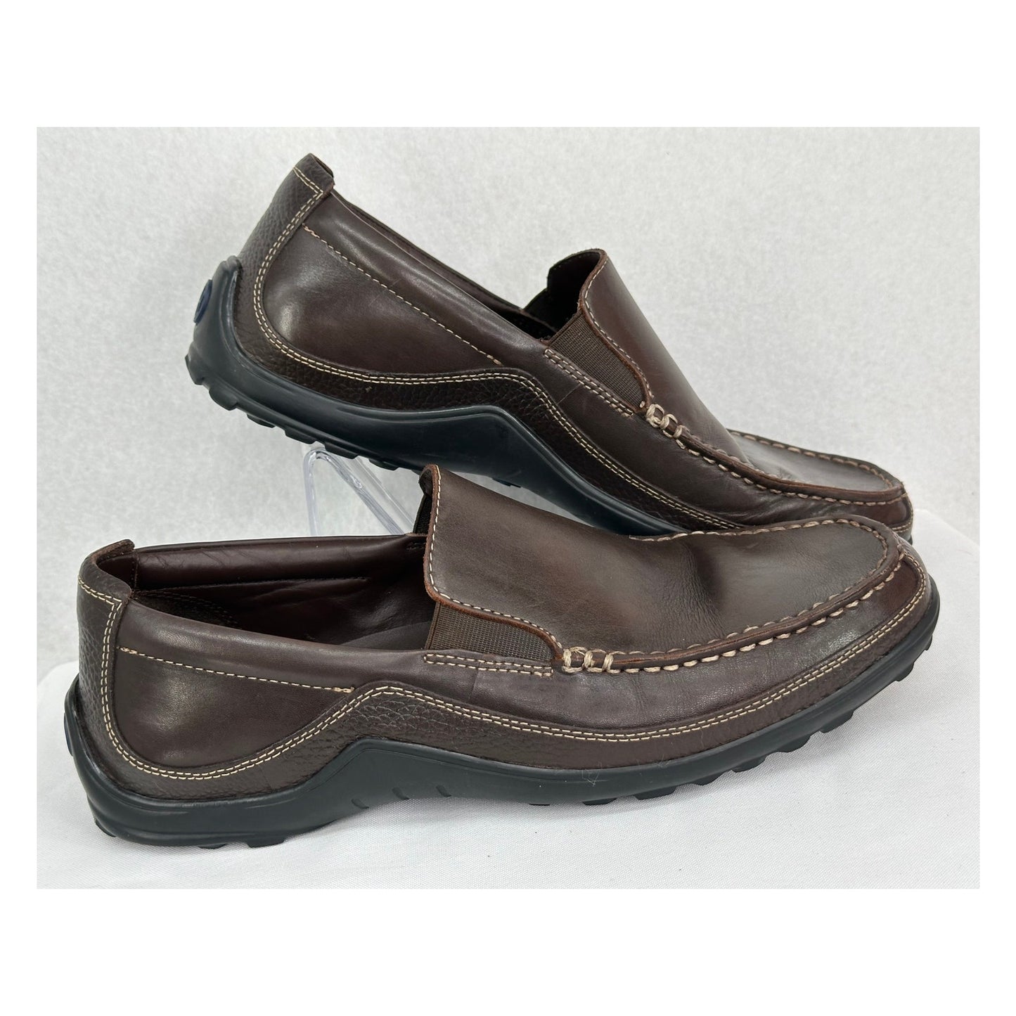 Cole Haan Tucker Venetian Leather Loafers Dark Brown Casual Slip On 9M