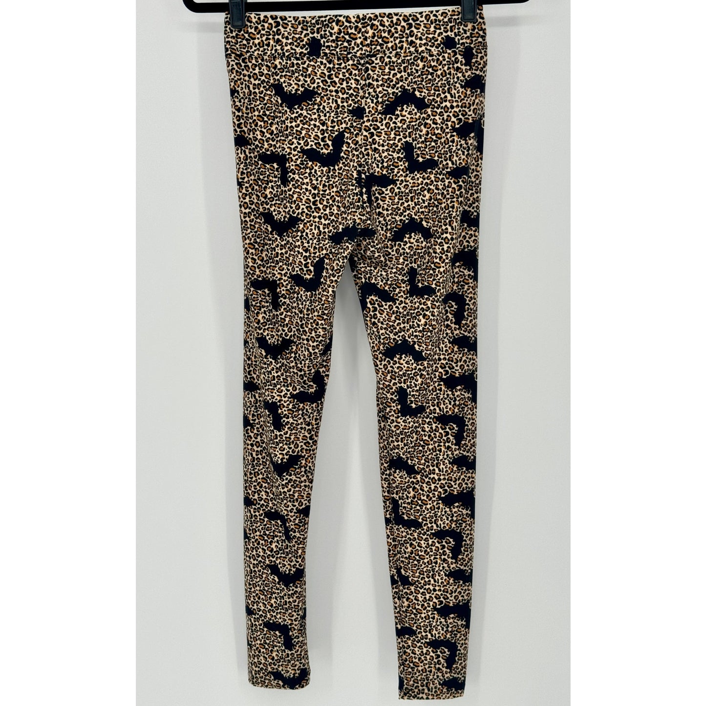 HALLOWEEN!!! Chances R Cheetah Bat print leggings Women Size S NWT