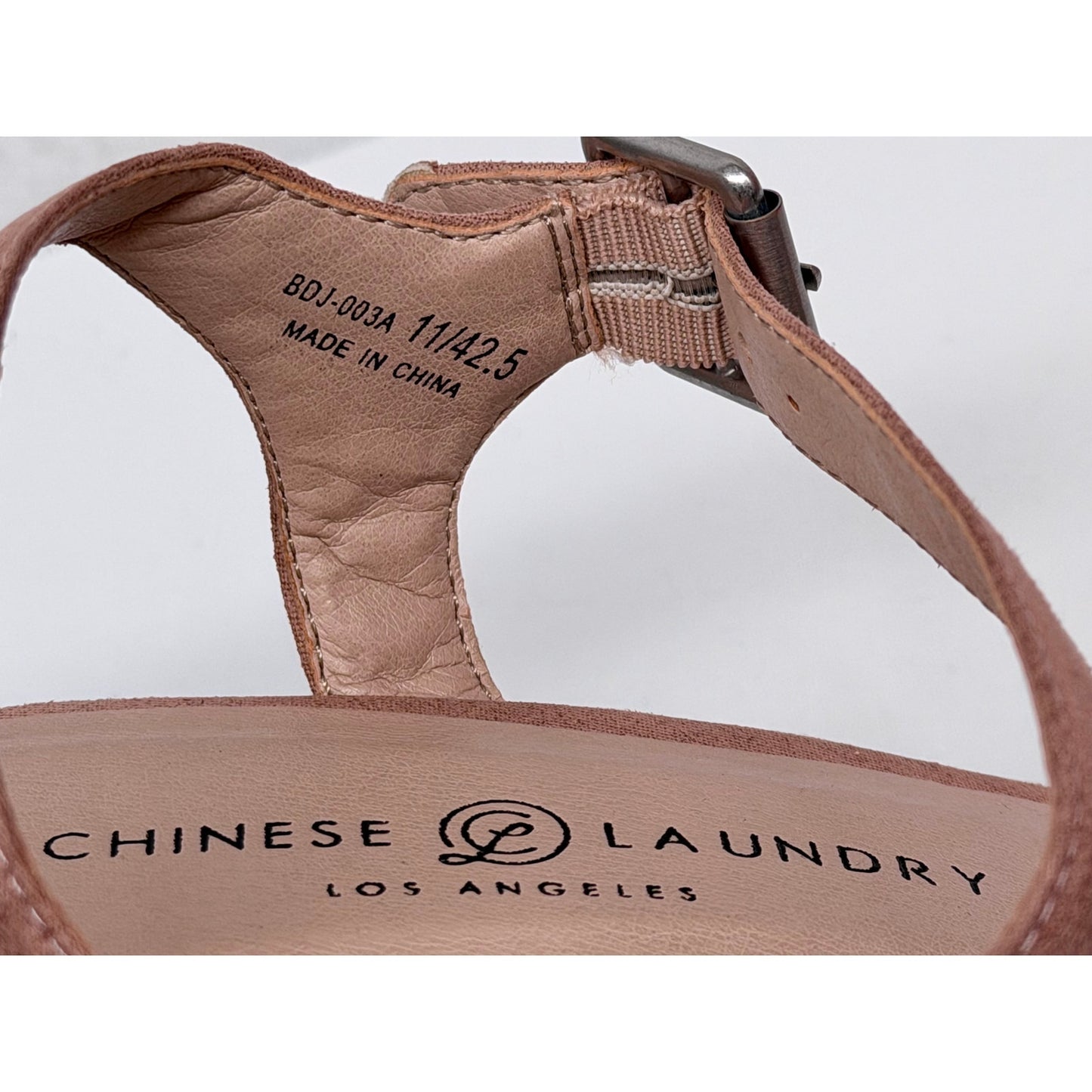 Chinese Laundry Tan Suede Platform Sandals 11M
