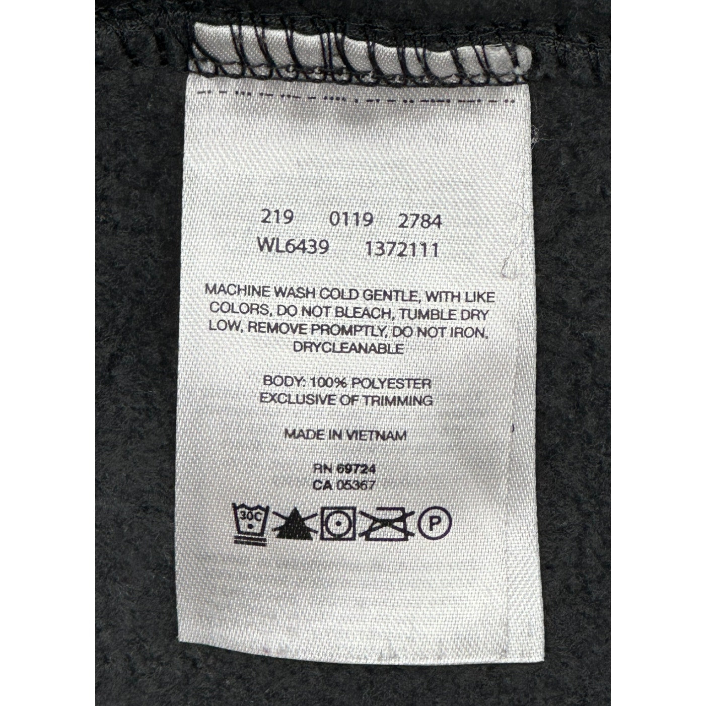 Columbia Womens Benton Springs Full Zip Fleece Jacket Dark Gray / Purple S