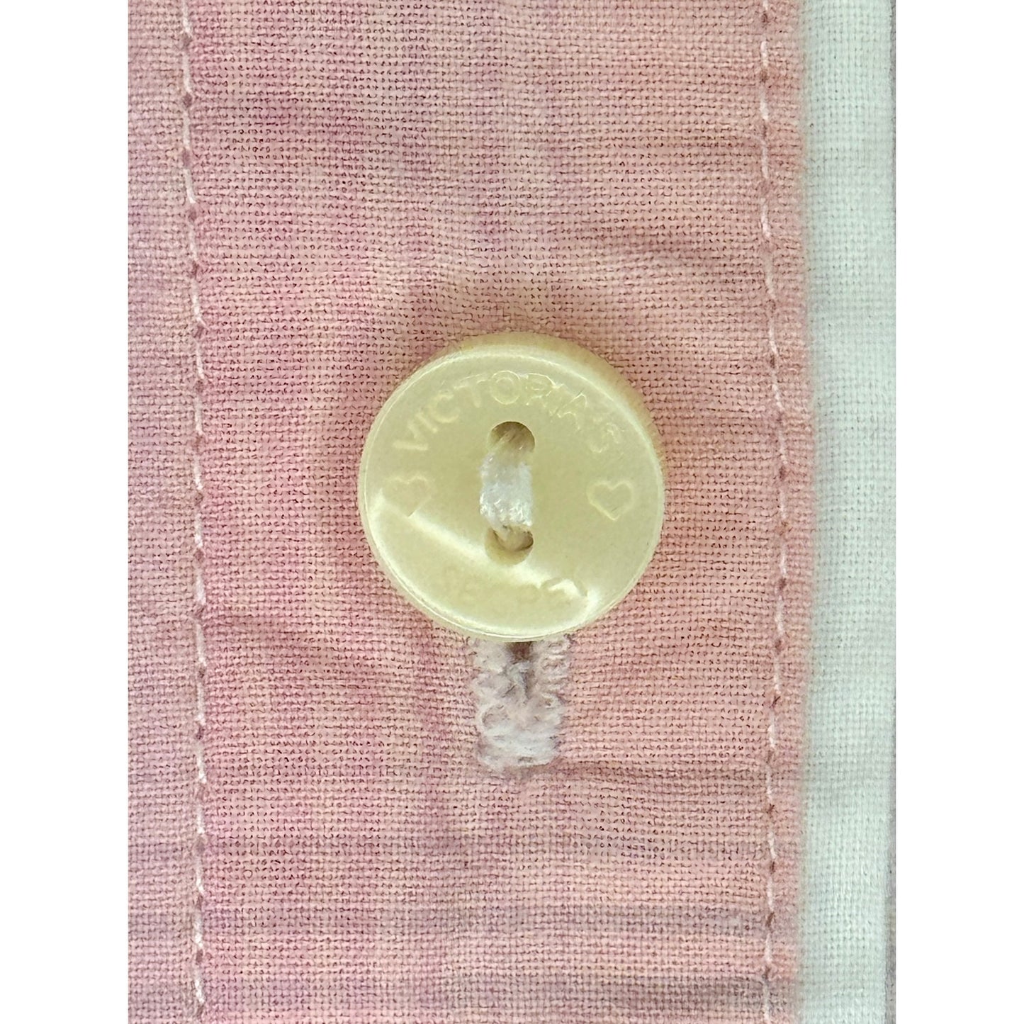 Victoria Secret long Sleeve Pink Plaid Sleepwear Shirt Womens Size M