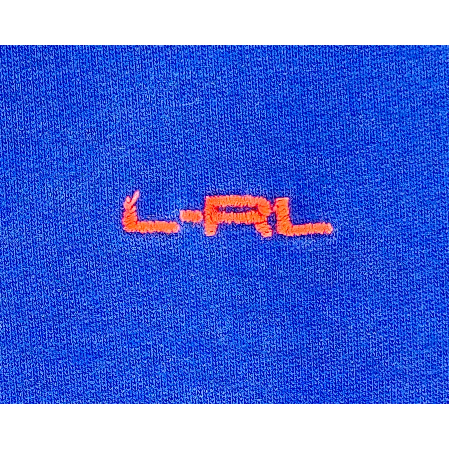 LRL Lauren Active Zip Royal Blue Athletic Track Jacket Large