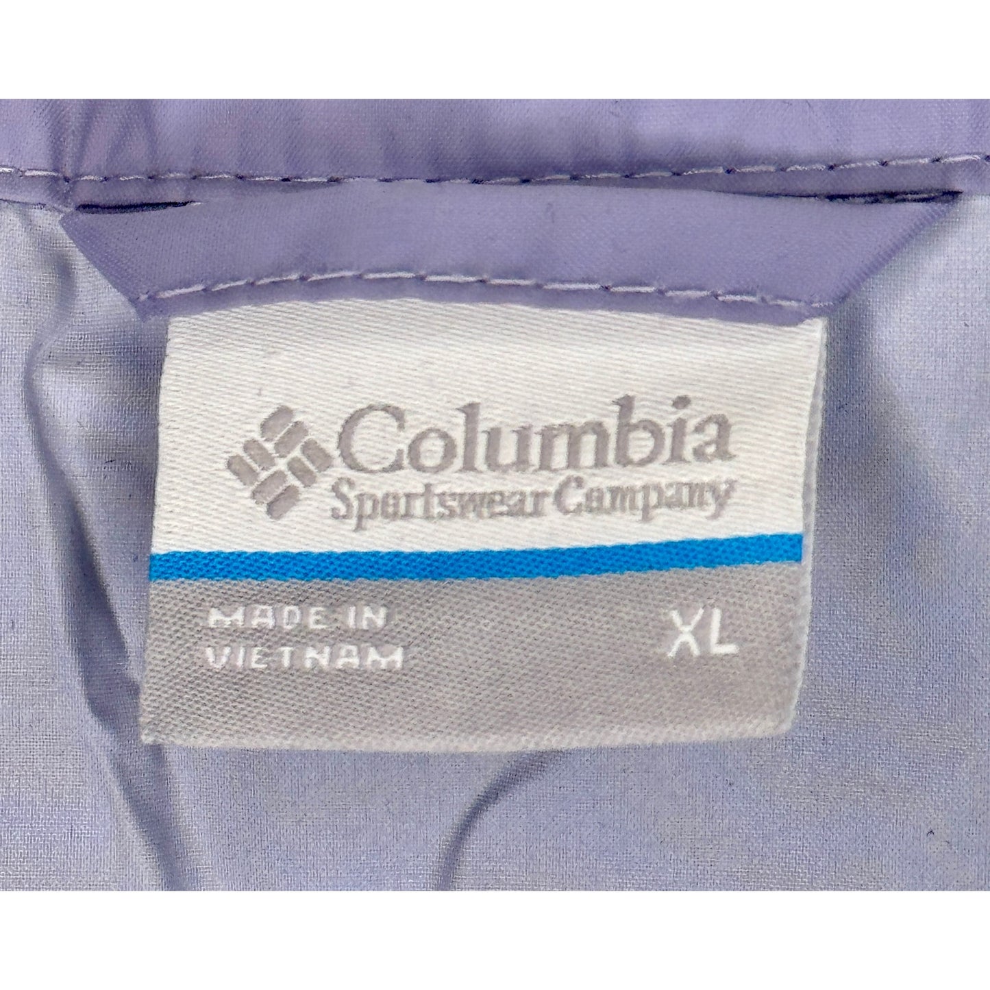 Columbia Hooded Windbreaker Periwinkle XL Jacket