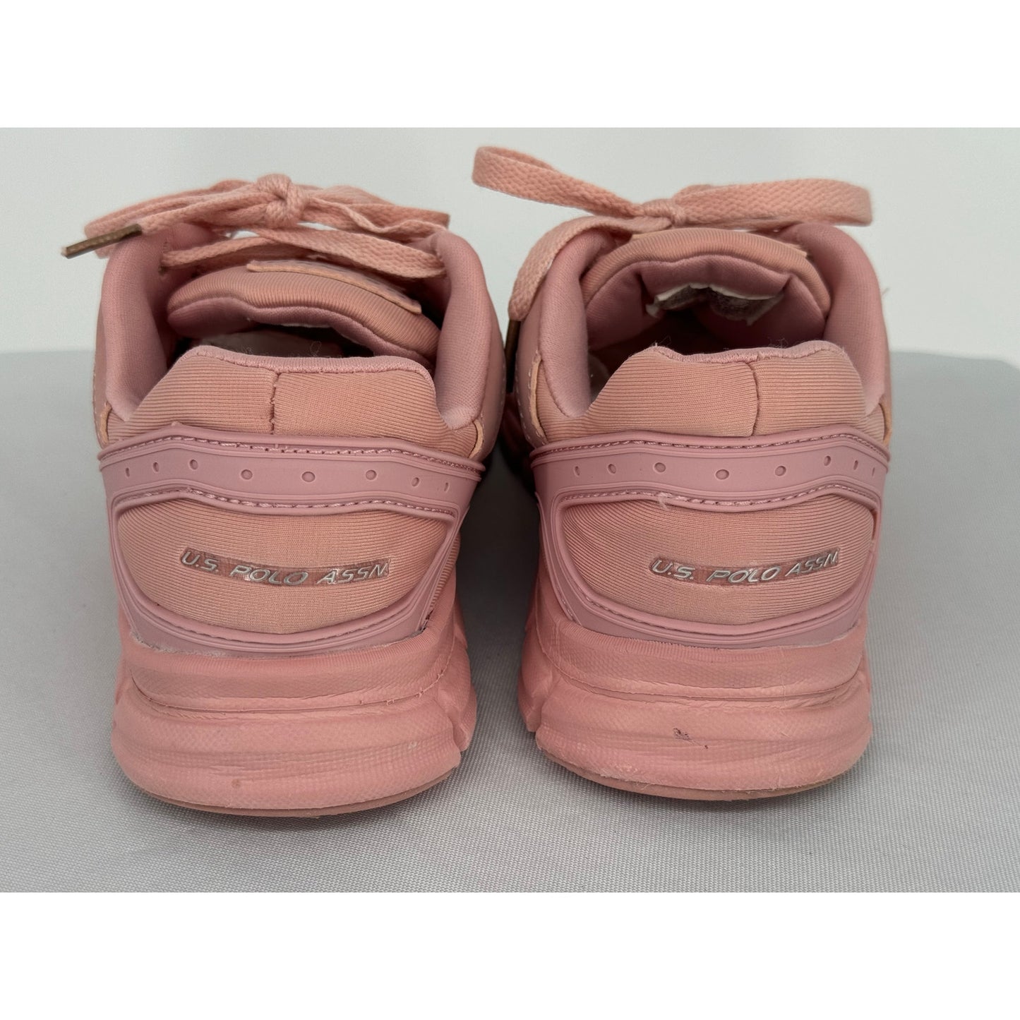 U.S. POLO ASSN Light Pink Sneakers Barbiecore Bubblegum Classic Athletic 7M
