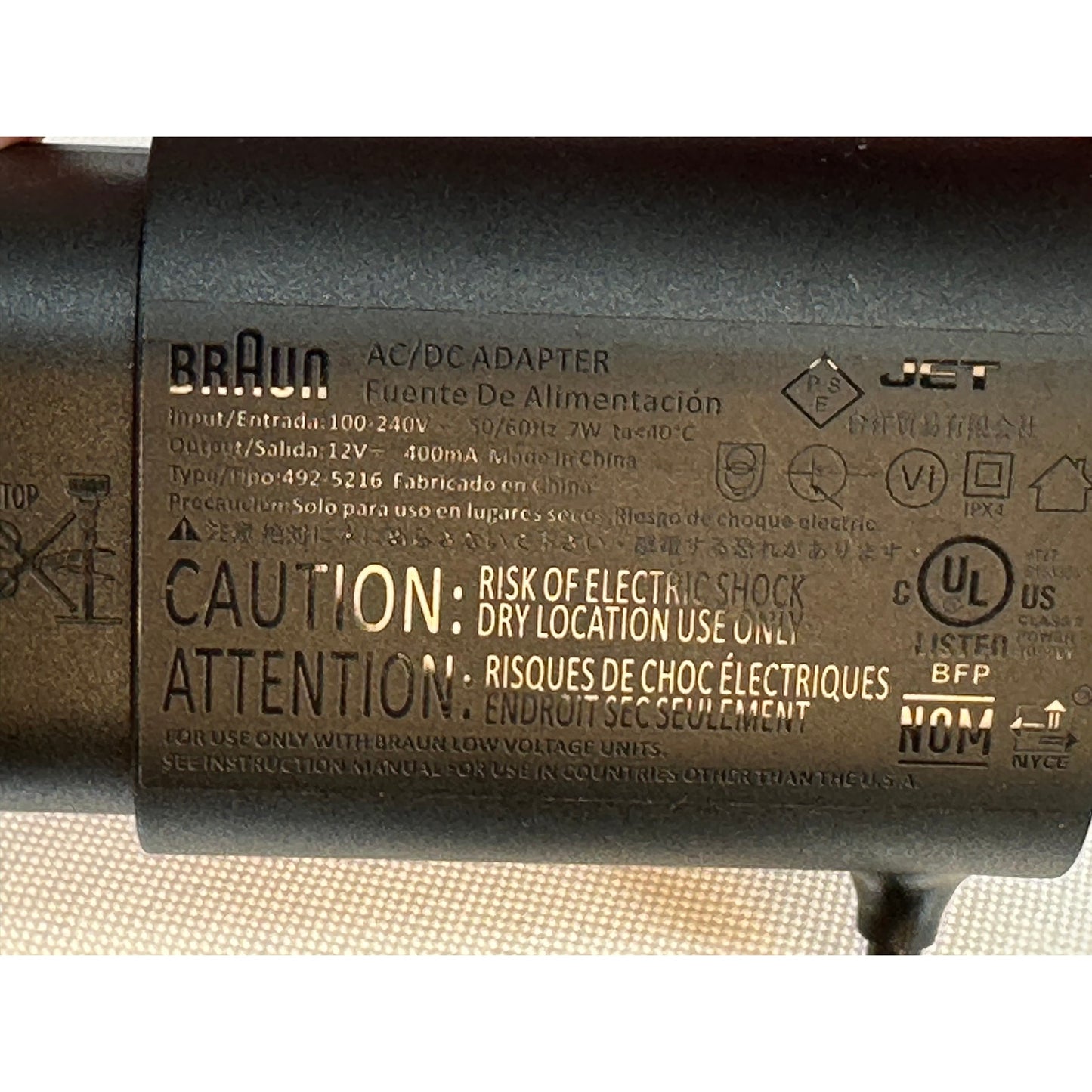 Braun Wet Dry Electric Shaver Type 5409 35V 2023