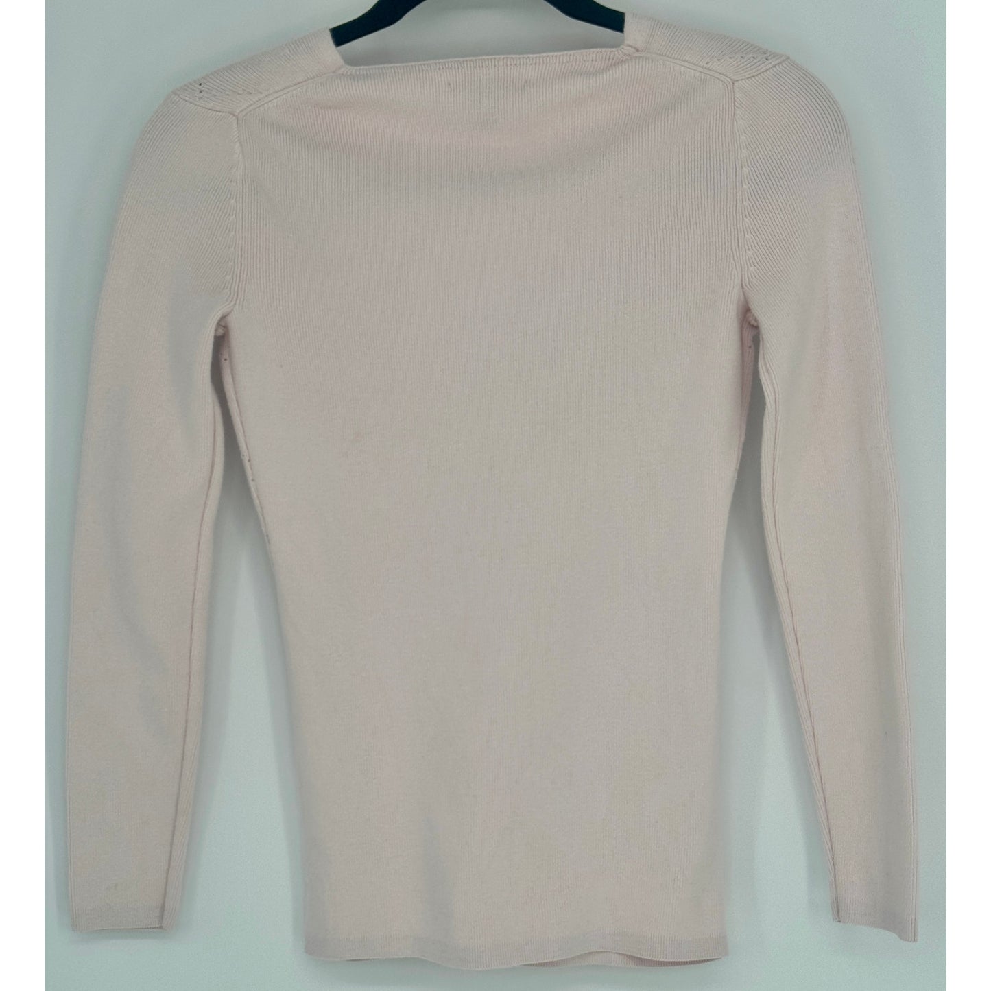 Tommy Hilfiger Pink Argyle Long Sleeve Sweater Size XS