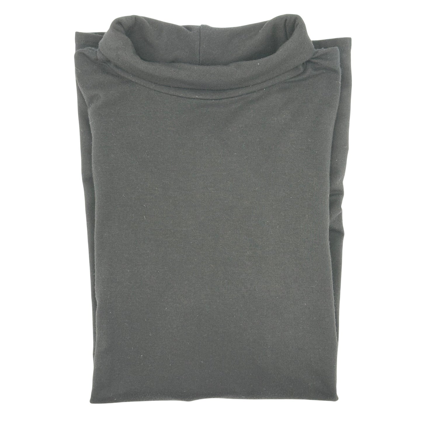 Boston Proper Black Ruched Long sleeve Turtleneck L