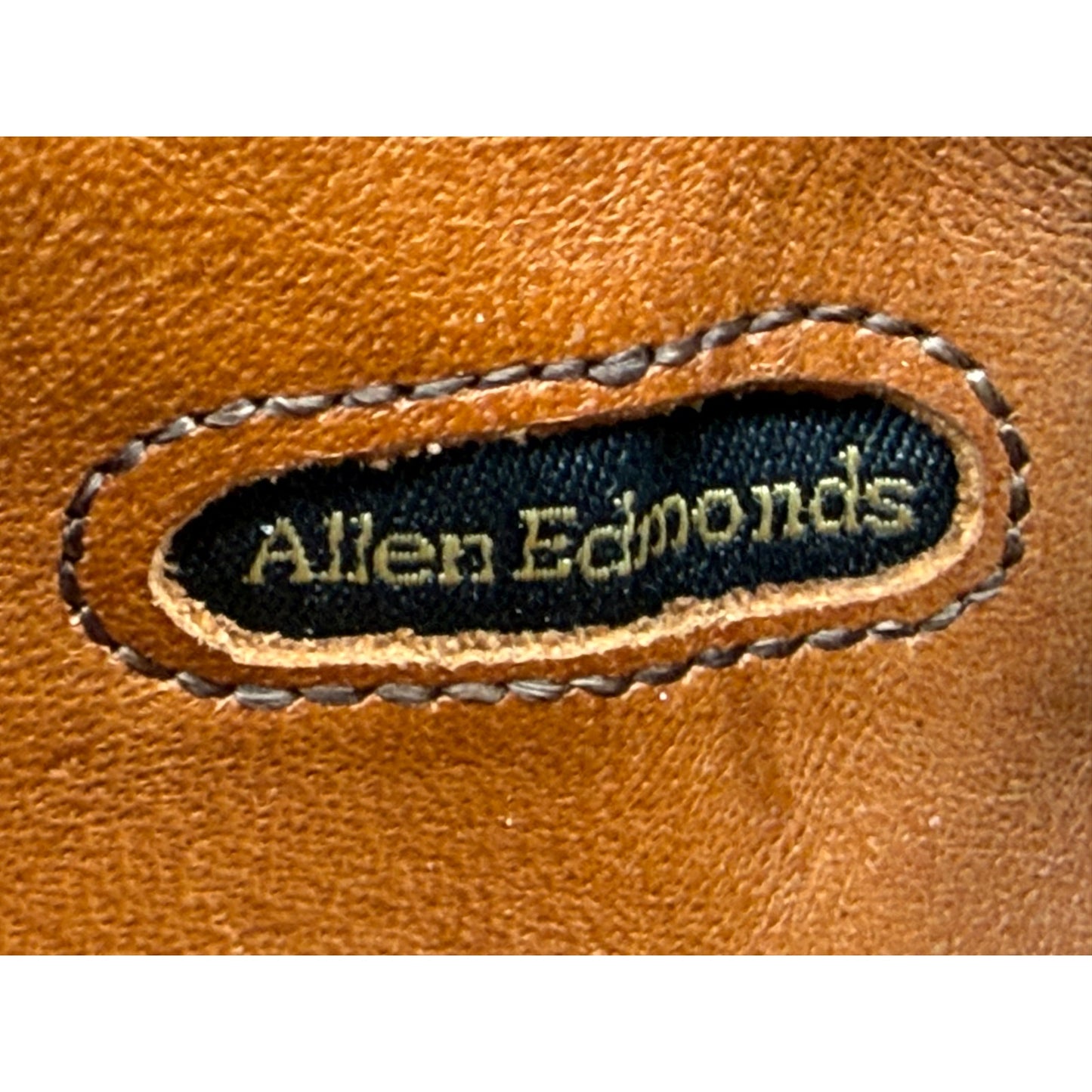 Allen Edmonds Cap Toe Derby Oak Street Brown Leather Dainite Rubber Soles 9.5