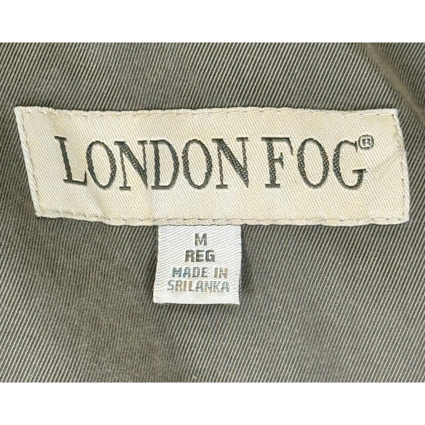 London Fog Cinch Drawstring Waist Detachable Hood Anorak Jacket Women Size M