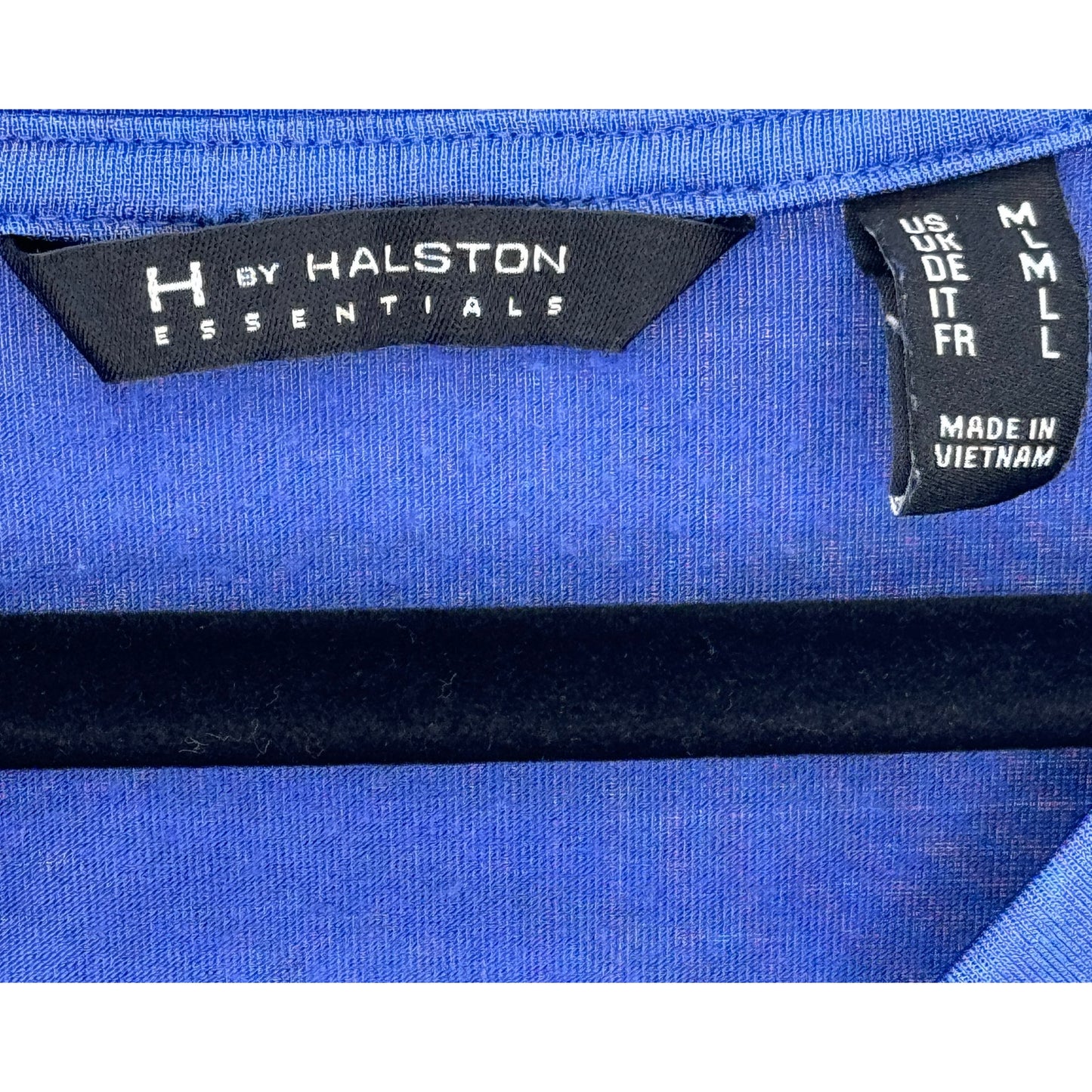 H by Halston Essentials V-Neck Long- Sleeve Tunic A347340, Indigo M
