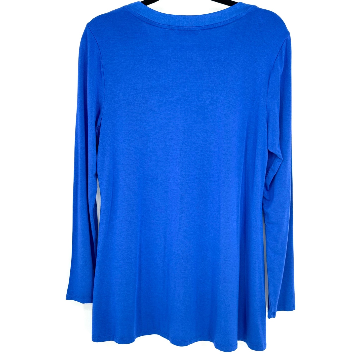 H by Halston Essentials V-Neck Long- Sleeve Tunic A347340, Indigo M