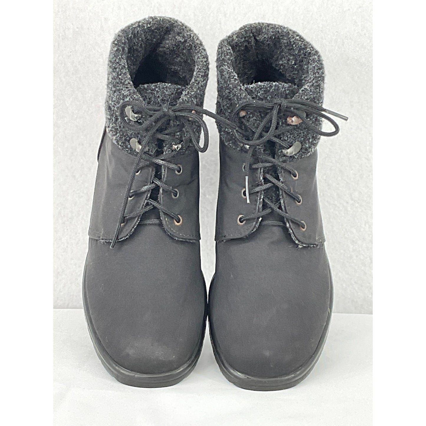 Toe Warmers Black Trek Canadian Made Waterproof Boots Wool Lined Warmth  8N