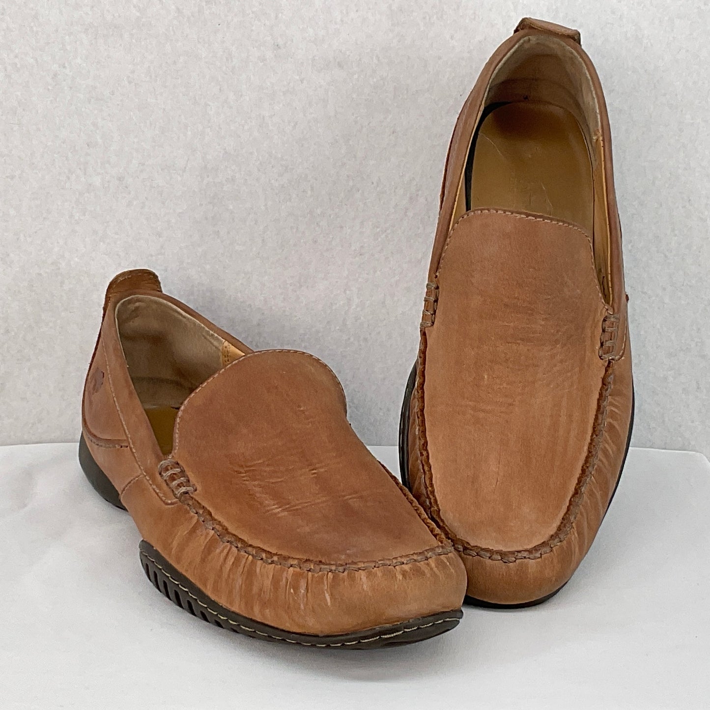 H.S. Trask Brown Leather Moccasins size 9.5M
