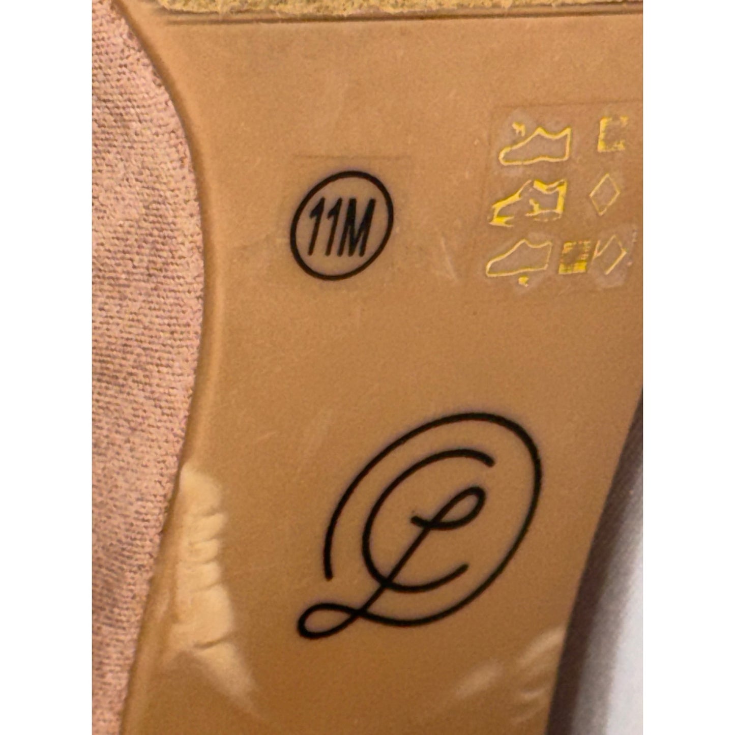 Chinese Laundry Tan Suede Platform Sandals 11M
