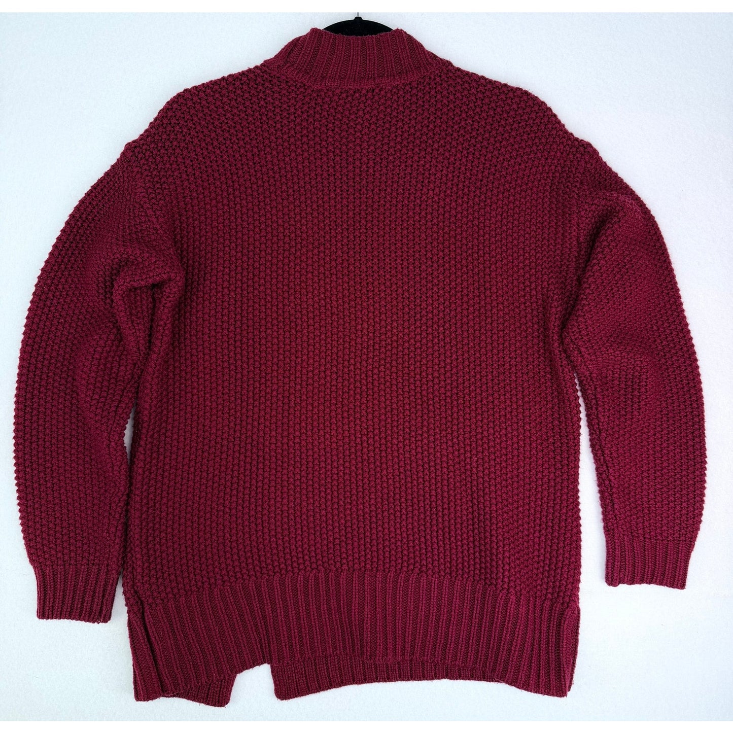 Simply Vera Vera Wang Burgundy Cable Knit Design Sweater M