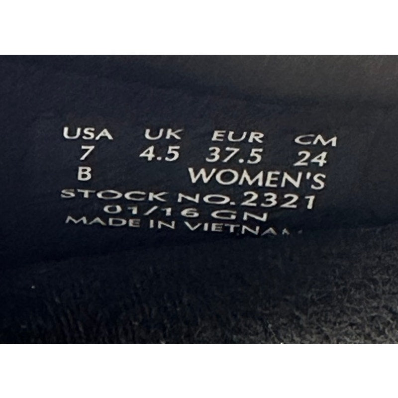 Red Wing Shoes Steel Toe Safety Black Leather Oil Resistant Women's Size 7