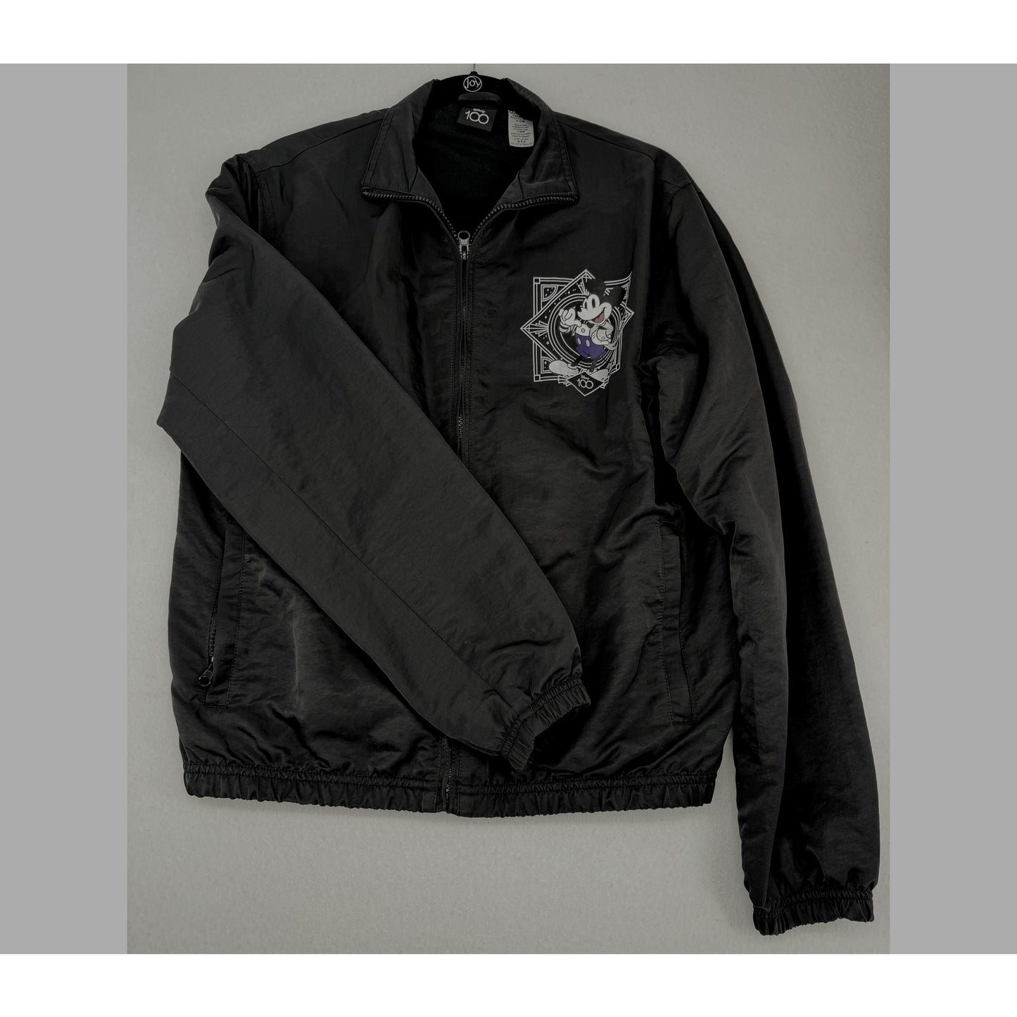 Disney 100 Year Windbreaker Jacket Mickey & Friends Full Zip Lined Adult S