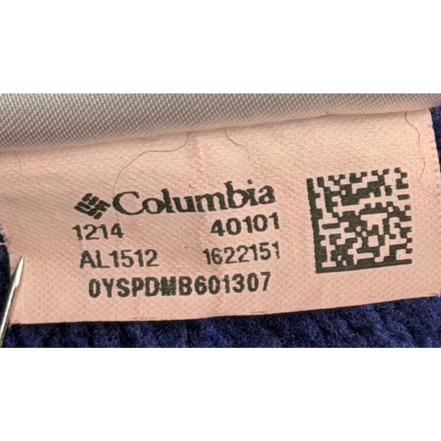 Columbia Blue Pullover Sweater Turtleneck Soft Fleece Lined Button Hoodie S