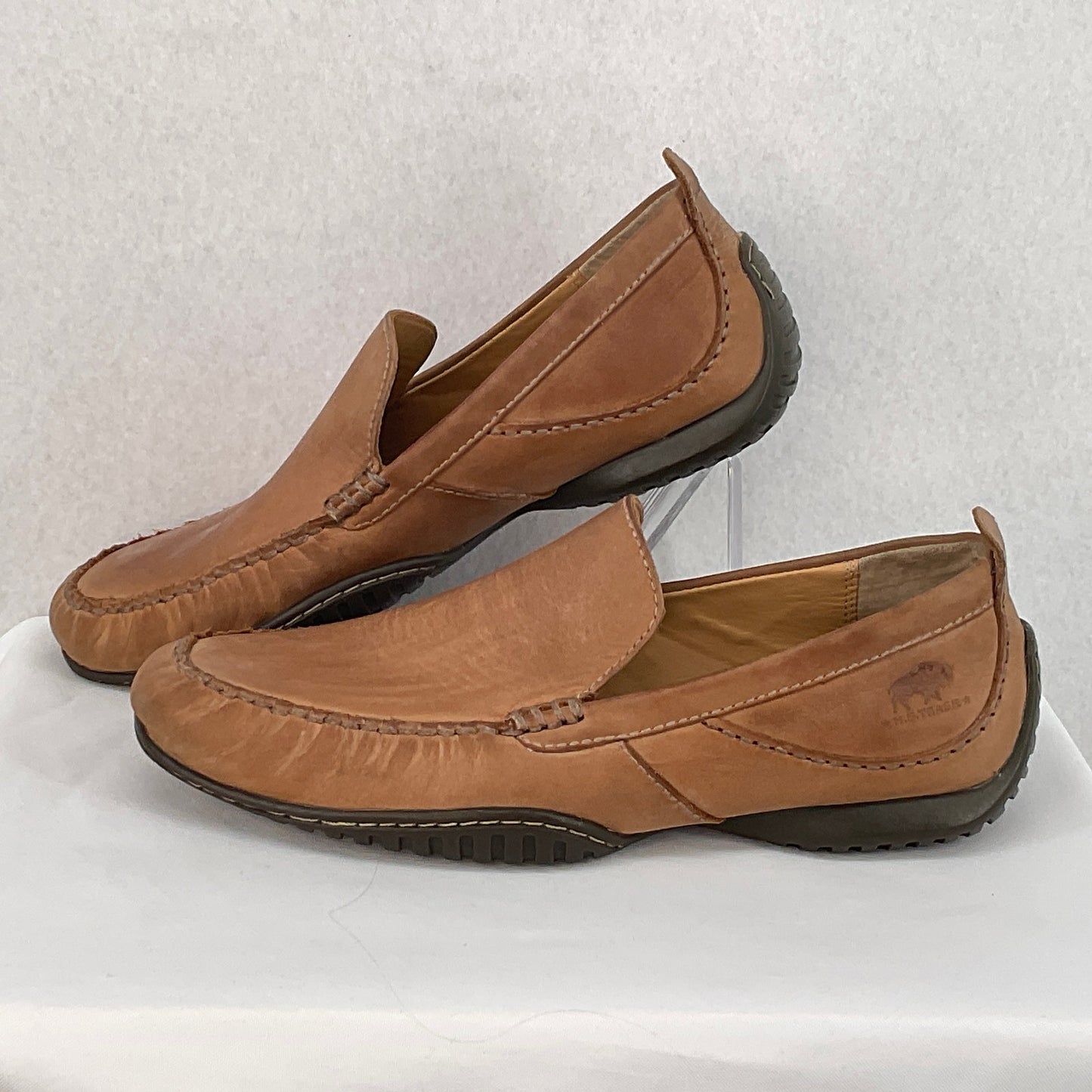 H.S. Trask Brown Leather Moccasins size 9.5M