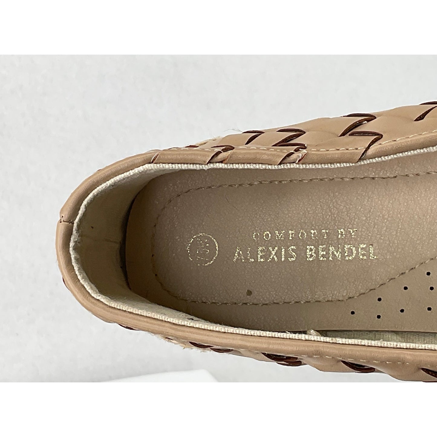 Alexis Bendel Khali Tan Woven Espadrilles Flats Slip On 7.5W
