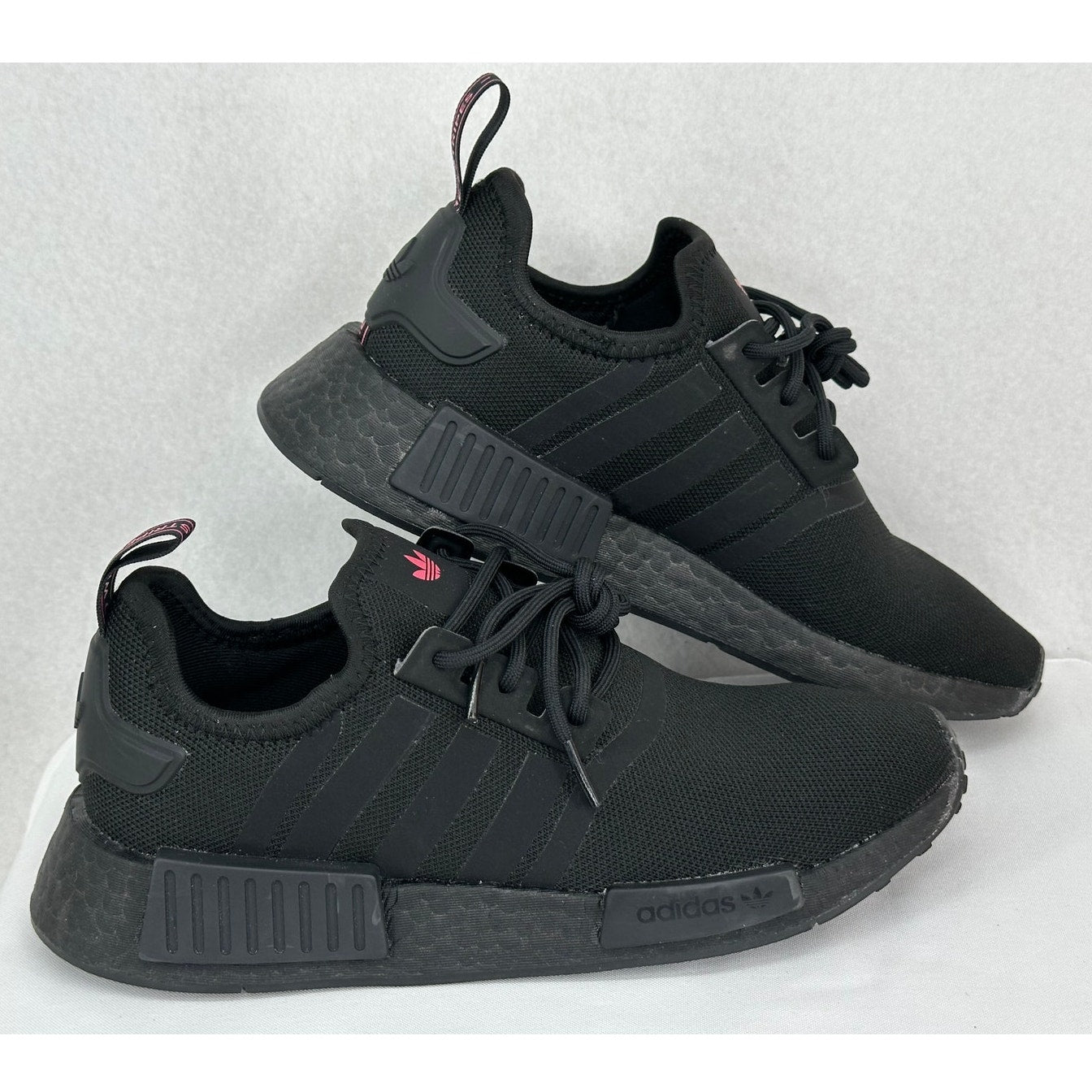 Adidas NMD_R1 GX8312 Black PRIMEBLUE Sneakers 7.5 NWOT