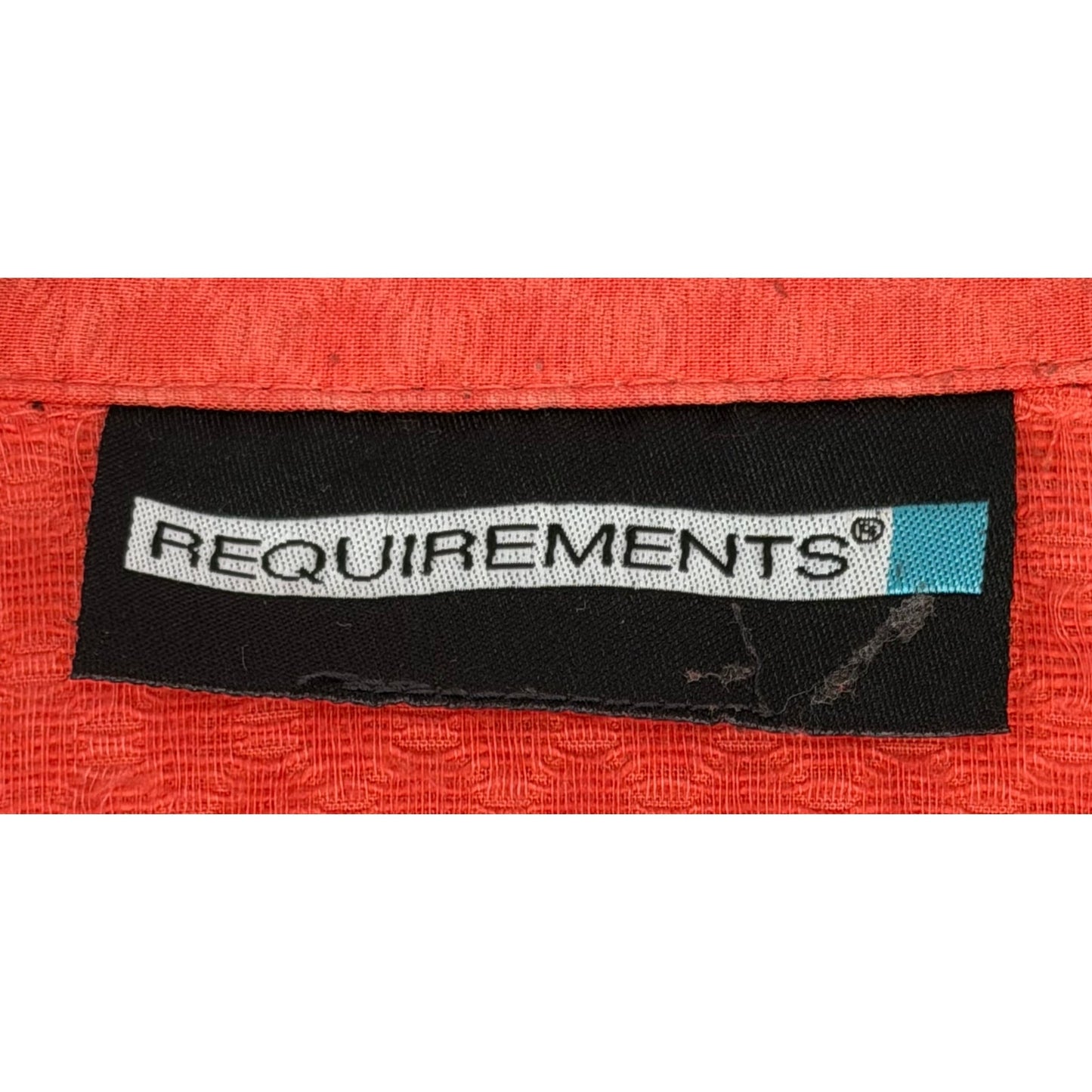 Requirements Coral Orange Jacquard Cuffed Business Office Holiday Blazer Jacket