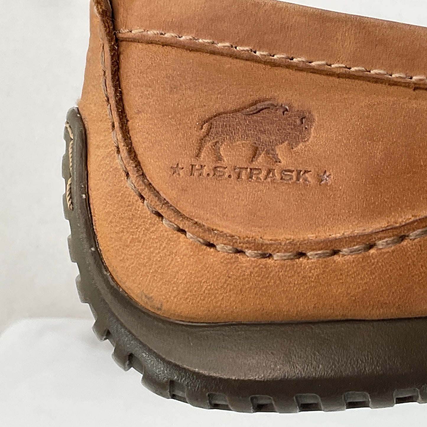 H.S. Trask Brown Leather Moccasins size 9.5M