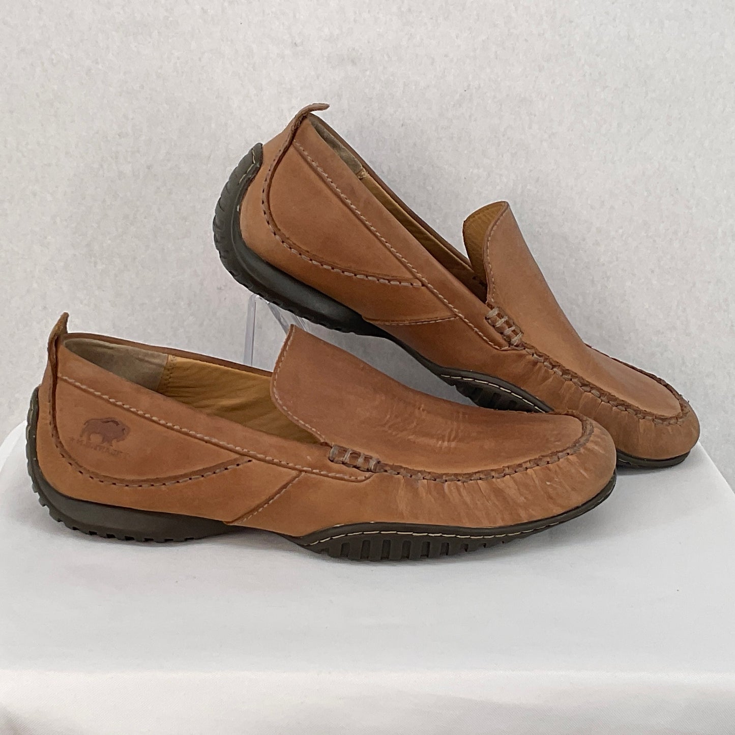 H.S. Trask Brown Leather Moccasins size 9.5M