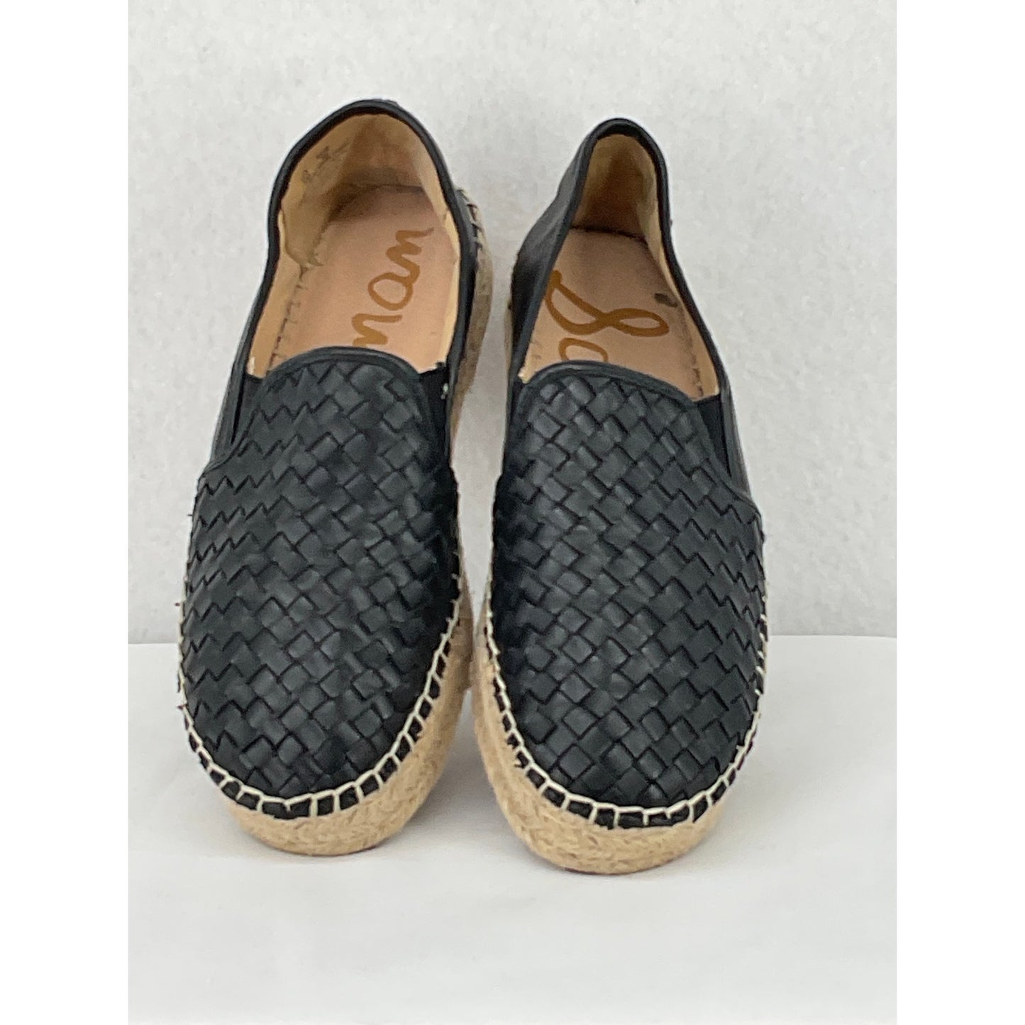 Sam Edelman Catherine Espadrille Black Slip On 8M