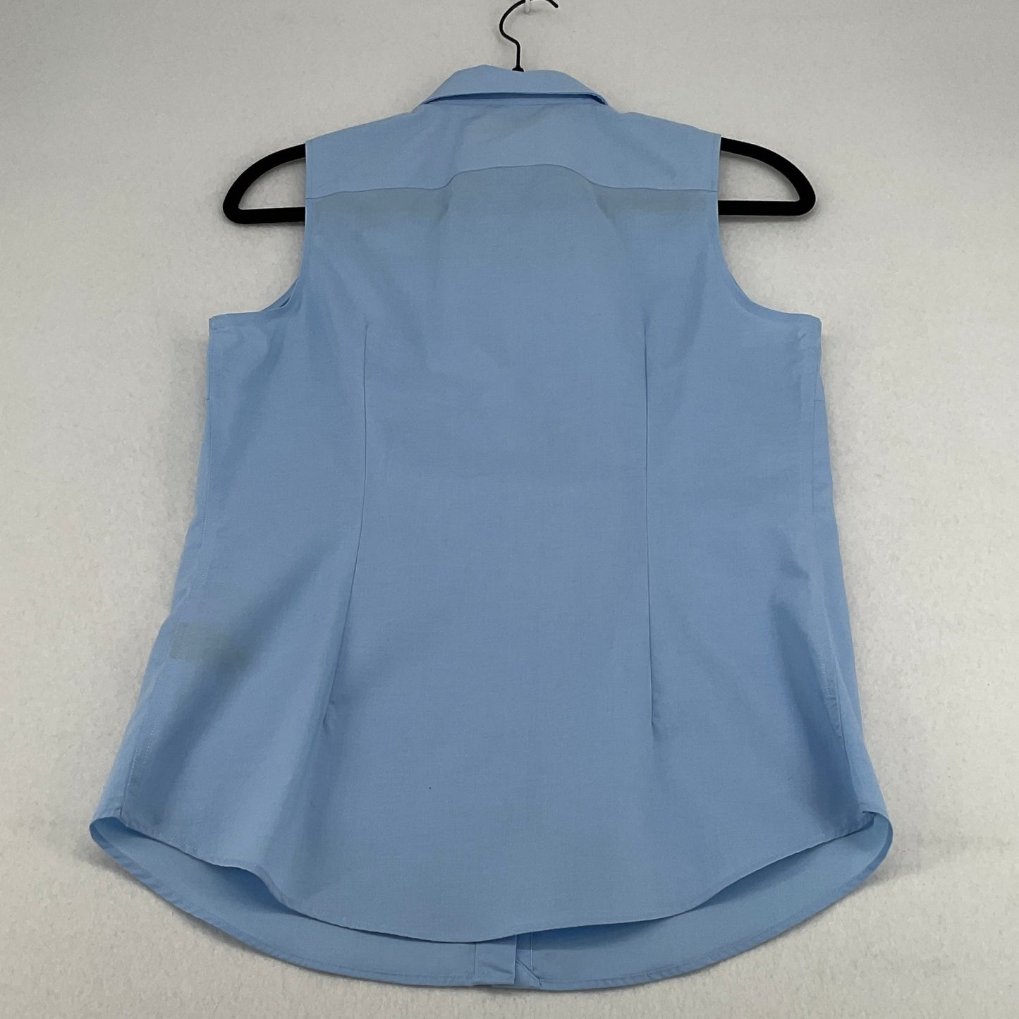 Lauren Ralph Lauren Pale Blue Sleeveless Button Down Top Women's 2