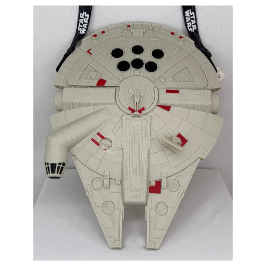 DISNEY PARKS Star Wars Millenium Falcon Light Up Popcorn Bucket With Strap NWT