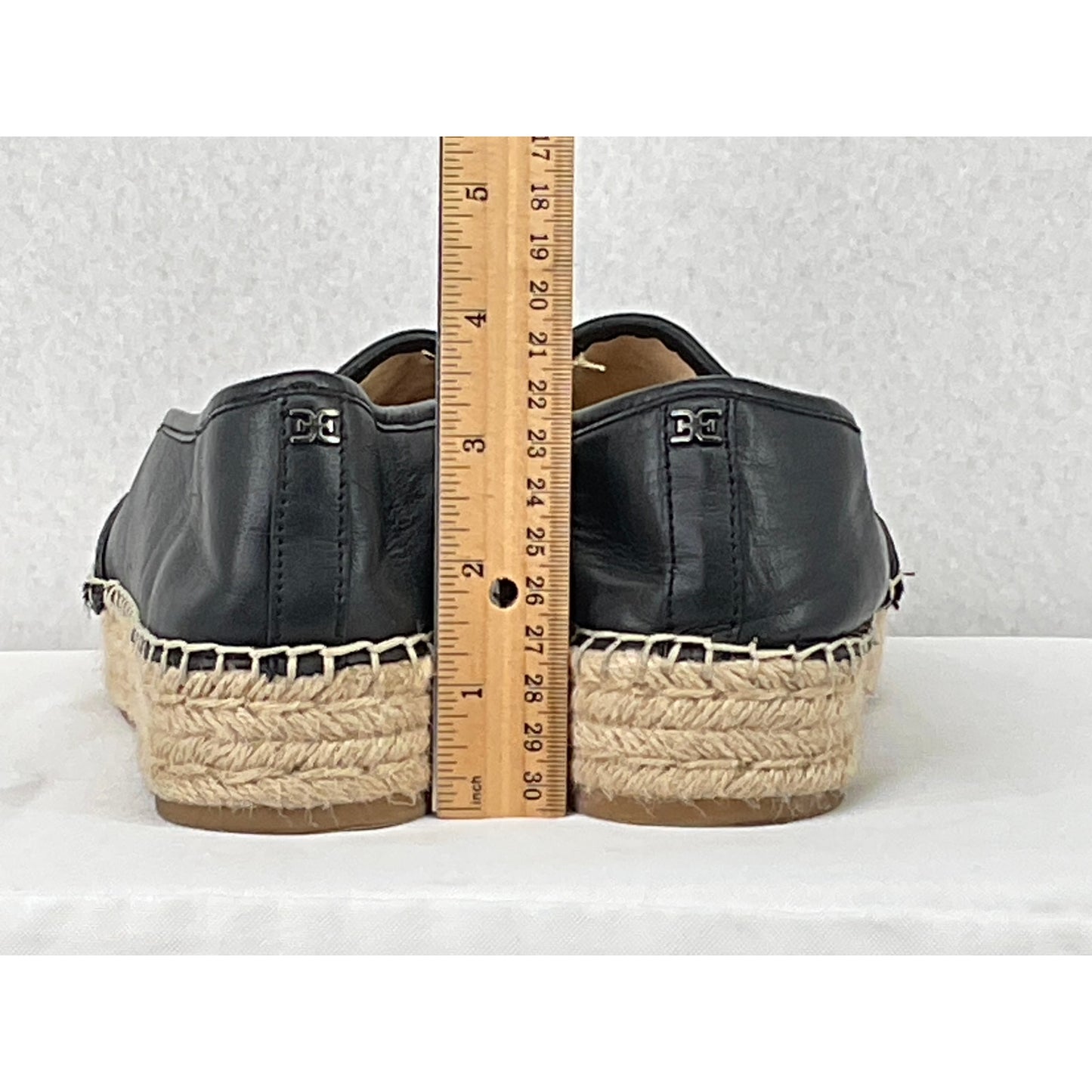 Sam Edelman Catherine Espadrille Black Slip On 8M