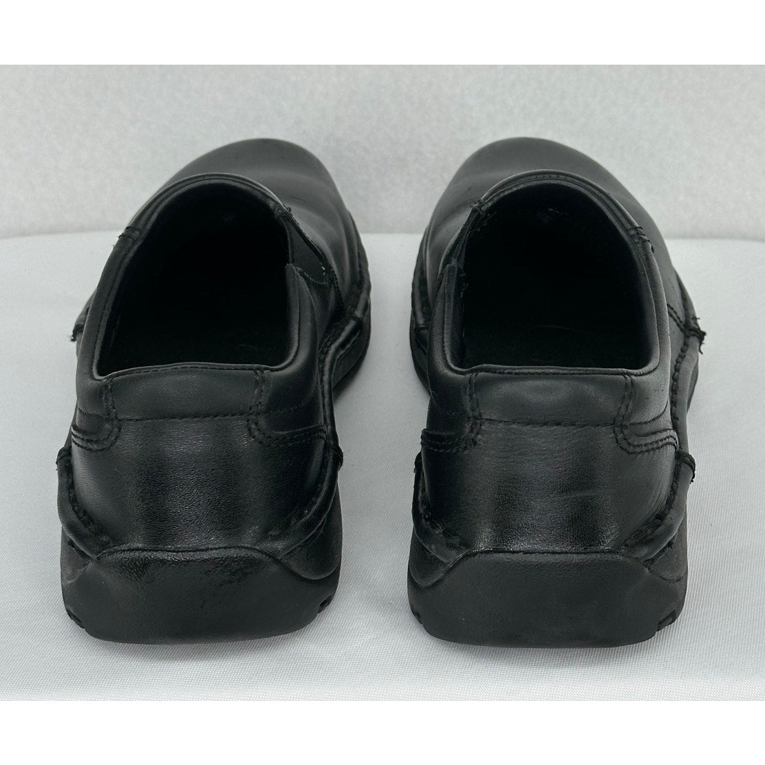 Red Wing Shoes Steel Toe Safety Black Leather Oil Resistant Women's Size 7
